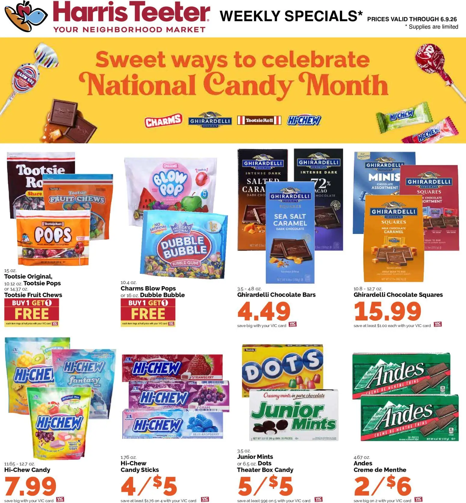 Harris Teeter Weekly Ad - NC - valid from 03.06.2026 | Page: 13 | Products: Box, Milk, Chocolate, Salt