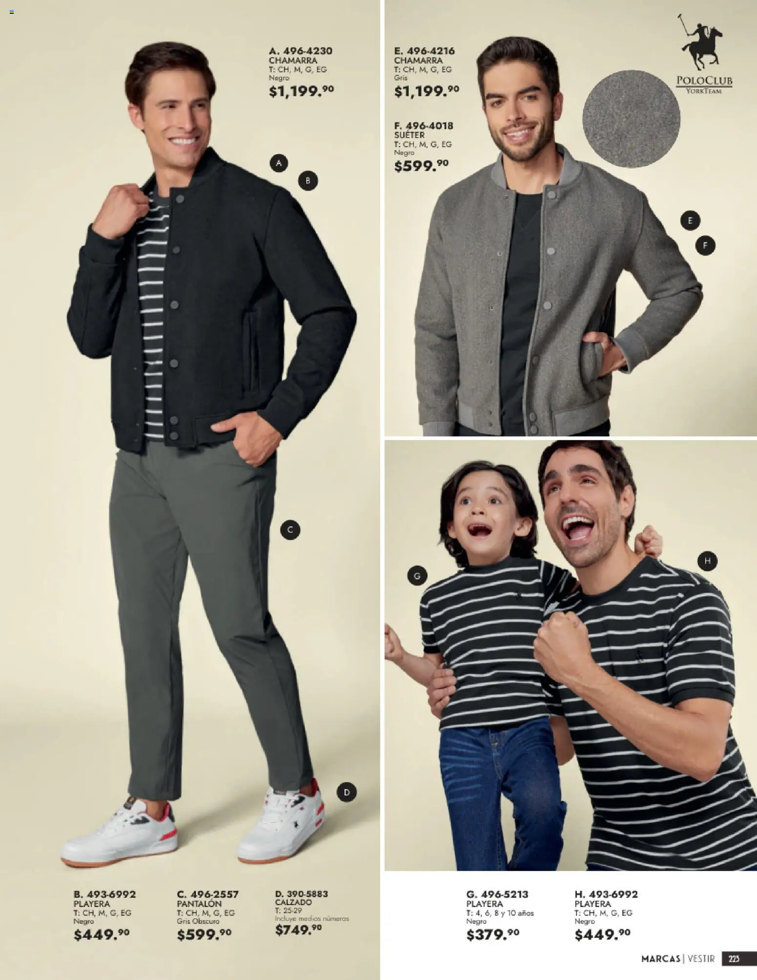 Nuevas ofertas de Andrea válidas en toda la República Mexicana desde el 23/08/2026. ¡Encuentra las mejores ofertas en Andrea catálogo Vestir Caballero! | Página: 65 | Productos: Suéter, Chamarra, Playera
