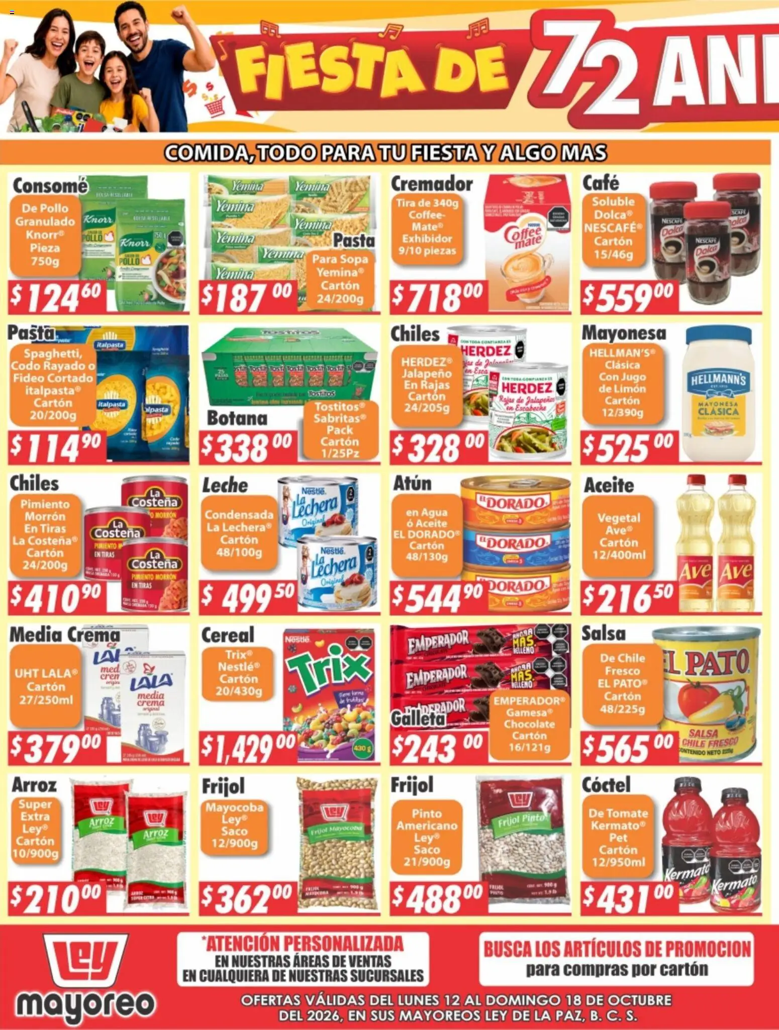 Nuevas ofertas de Casa Ley válidas en toda la República Mexicana desde el 12/10/2026. ¡Encuentra las mejores ofertas en Casa Ley folleto La Paz! | Página: 5