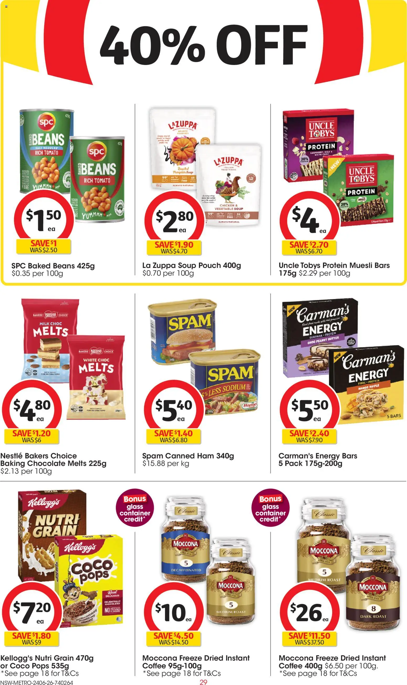 Coles catalogue - valid from 24/06/2026 | Page: 29 | Products: Coffee, Chocolate, Ham, Chicken