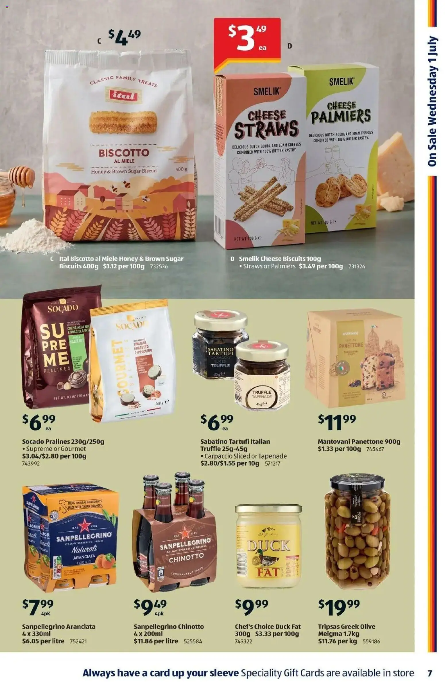Aldi catalogue - valid from 01/07/2026 | Page: 7 | Products: Butter, Duck, Cheese, Straws