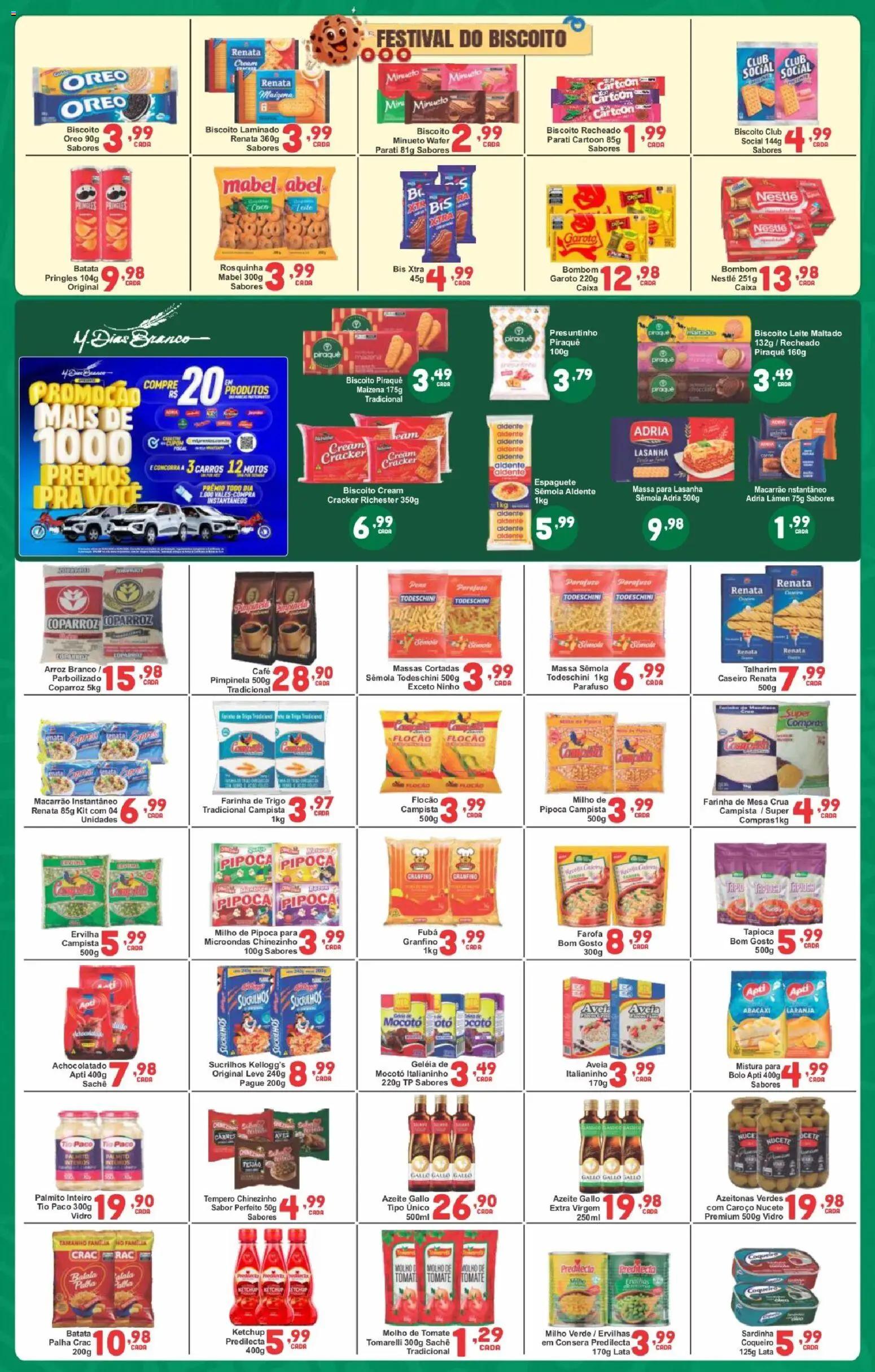 Rede Super Compras Folheto - válido de 16.03.2026 | Página: 2 | Produtos: Talharim, Massa, Azeite, Pipoca