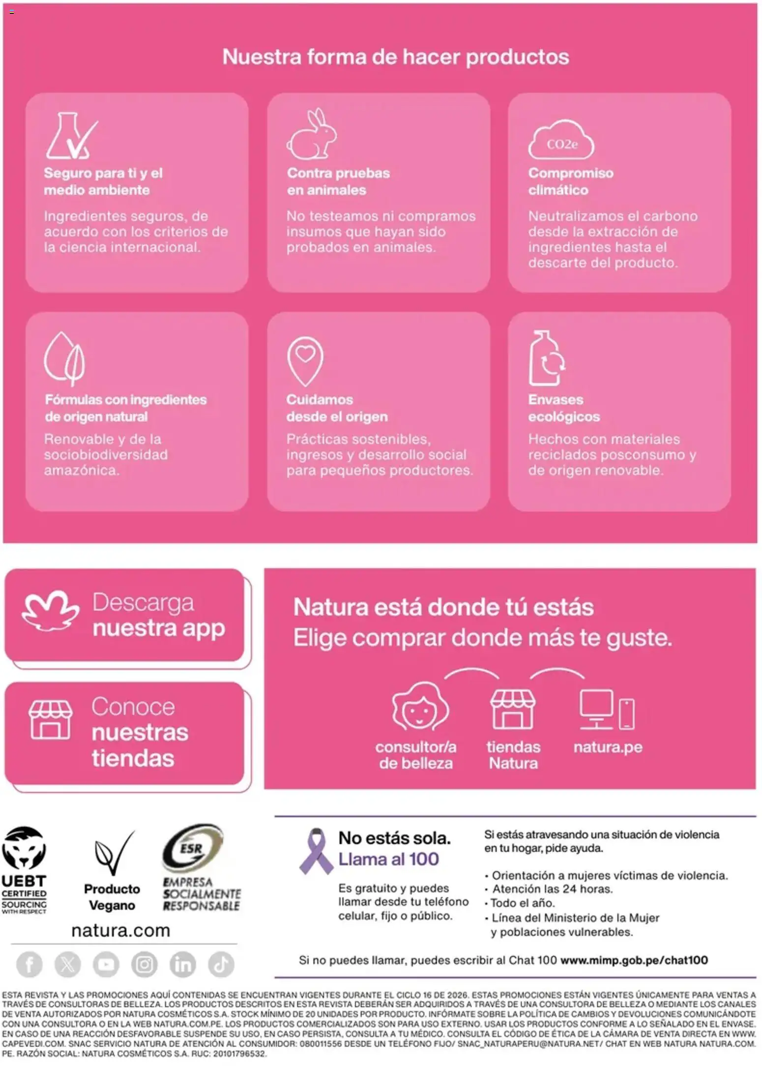 Catálogo Natura válido desde 16/09/2026 | Página: 101
