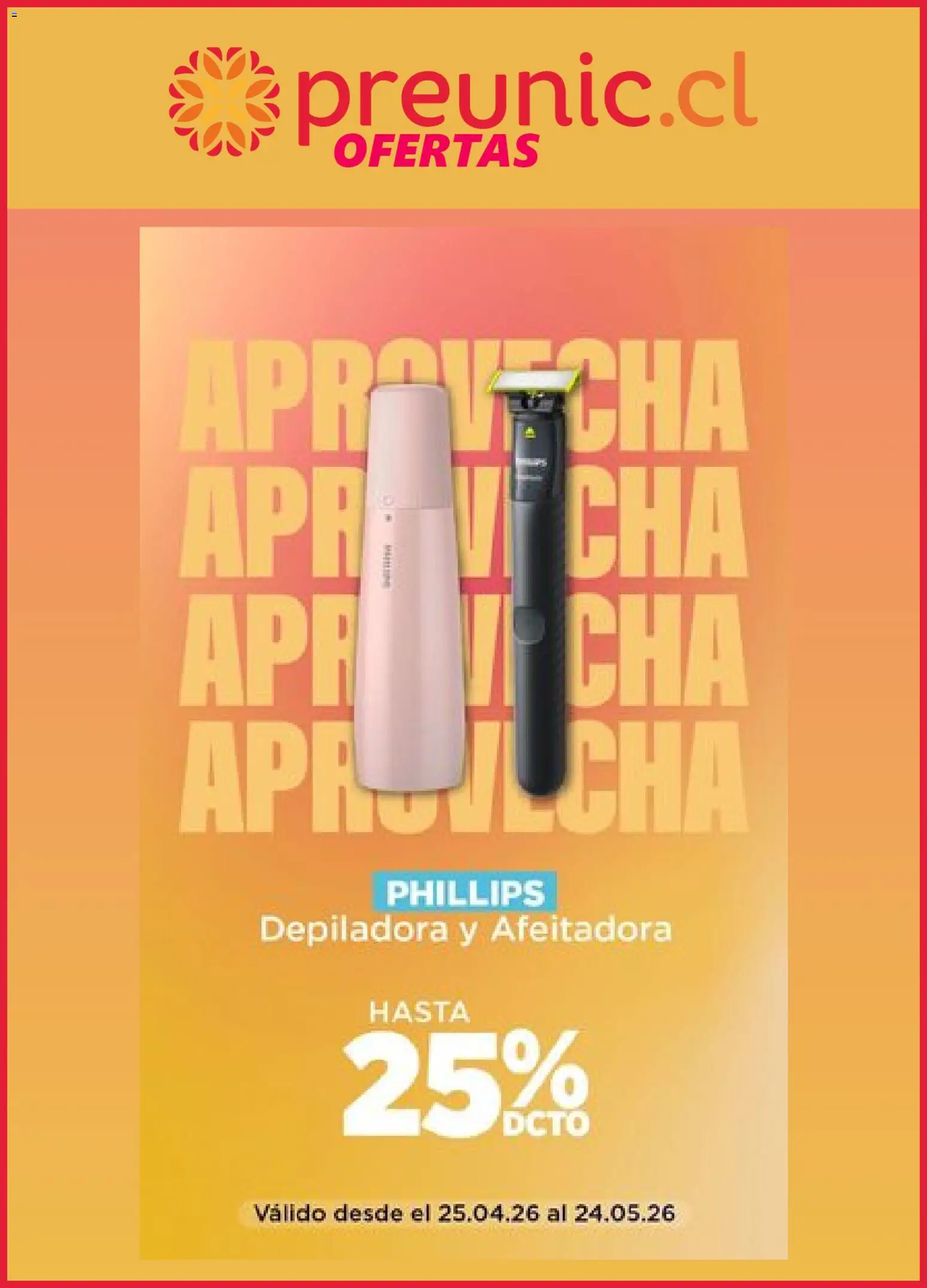 Preunic Ofertas  │ válido desde el 12.05.2026 | Página: 8 | Productos: Afeitadora, Depiladora