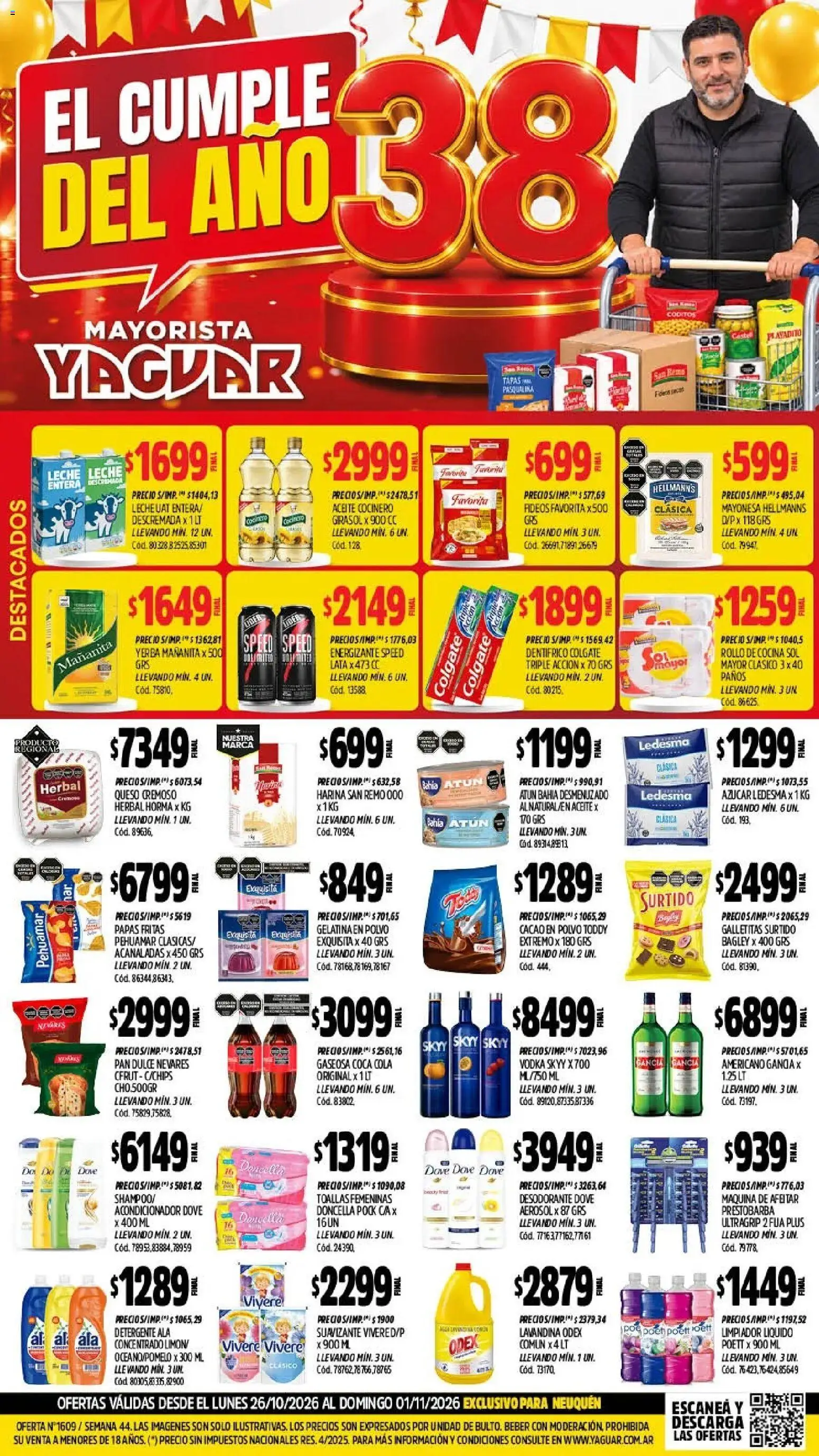 Yaguar - Oferta Semanal Neuquen │ válido desde el 26/10/2026 | Página: 1