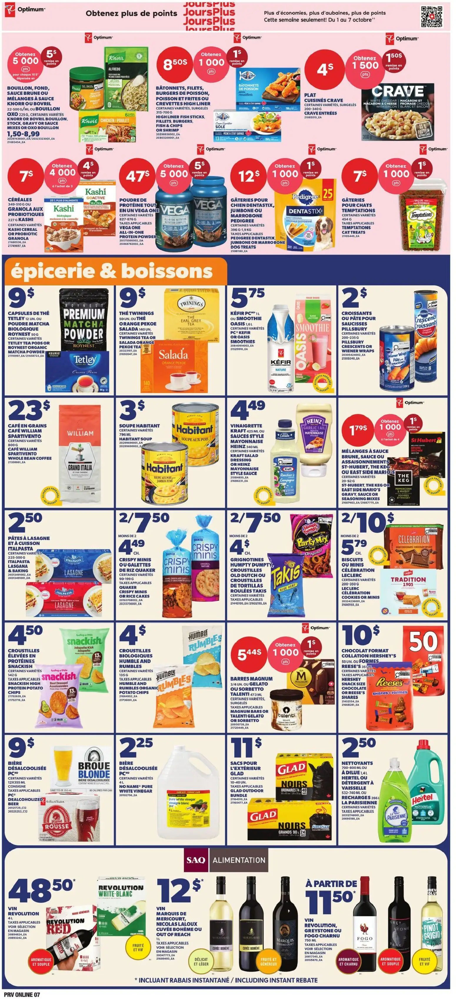 Provigo flyer valid from Oct 1, 2026 | Page: 8 | Products: Rice, Magnum, Mayonnaise, Chicken