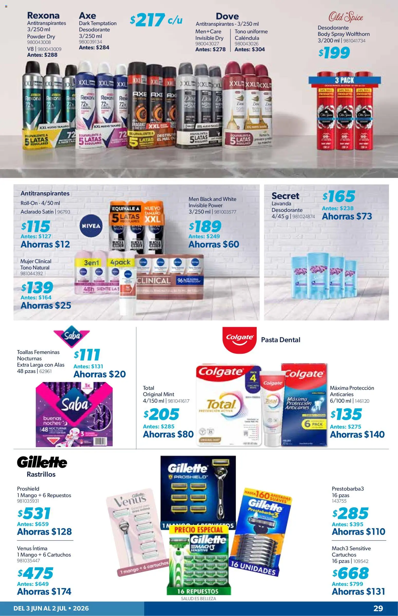 Nuevas ofertas de Sam's Club válidas en toda la República Mexicana desde el 03.06.2026. ¡Encuentra las mejores ofertas en Sam's Club catálogo Mi gran jugada. Es comprar productos únicos! | Página: 29 | Productos: Mango, Pasta, Body, Toallas