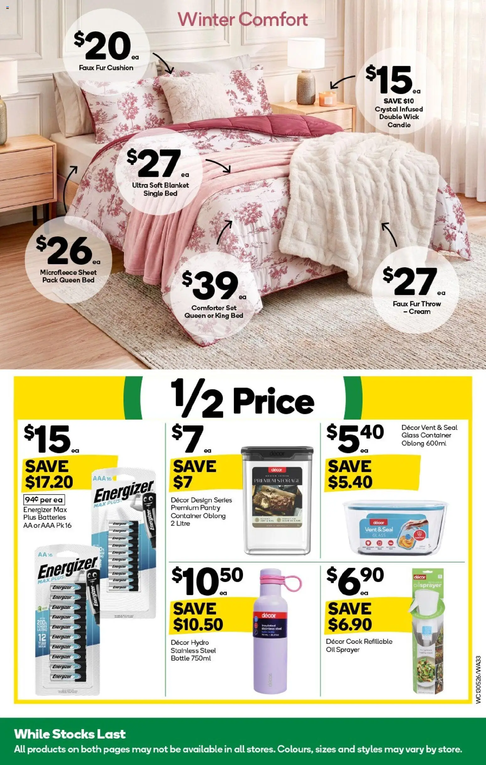 Woolworths catalogue - valid from 13.05.2026 | Page: 33 | Products: Decor, Fur, Cream, Batteries
