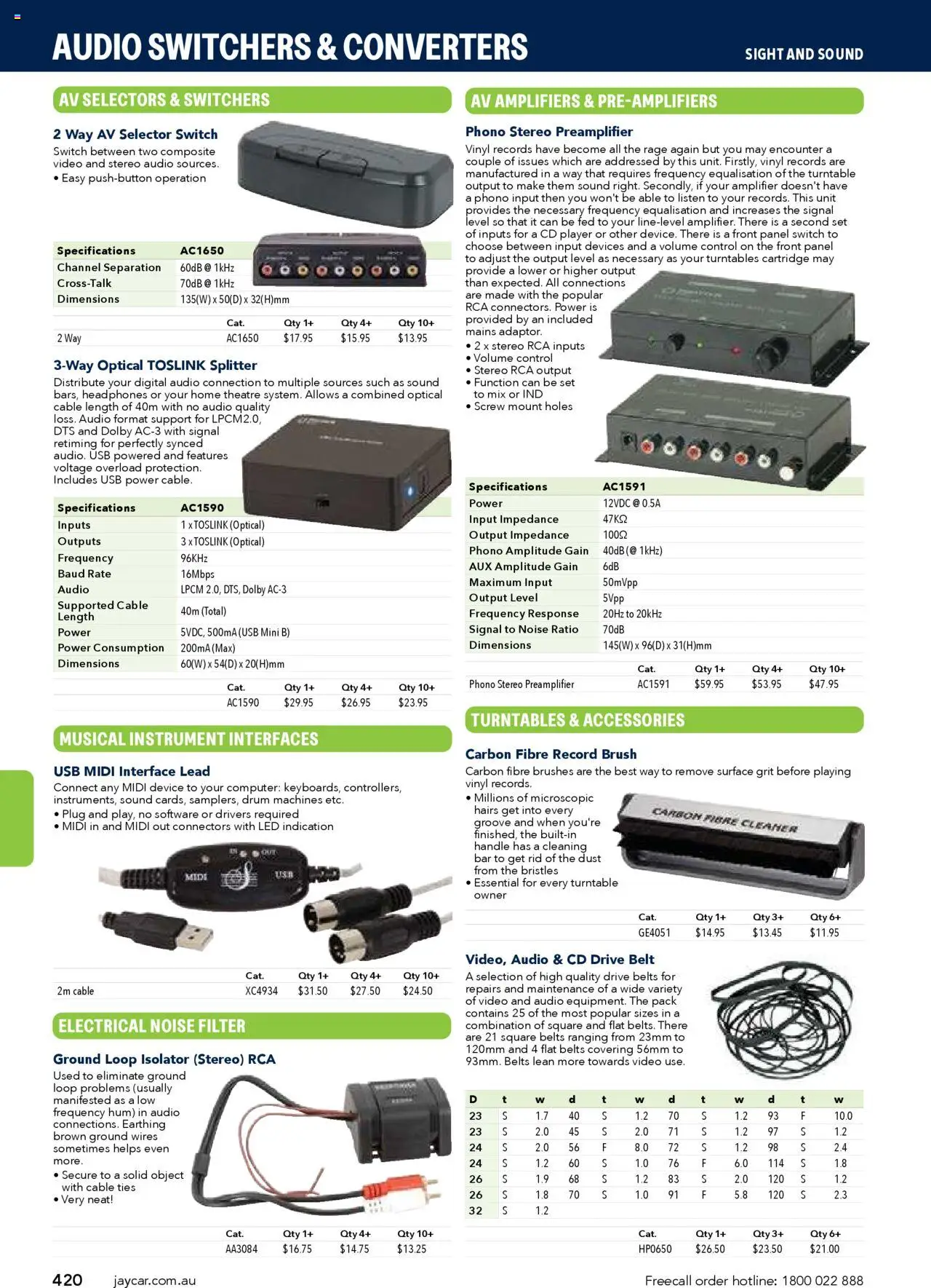 Jaycar catalogue - valid from 09/07/2025 | Page: 420 | Products: Belt, Device, Computer, Player