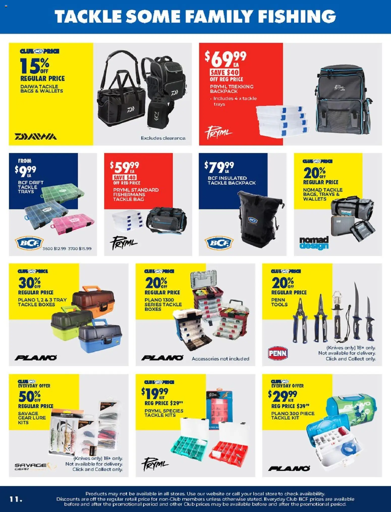 BCF catalogue - valid from 07.04.2026 | Page: 11 | Products: Accessories, Backpack, Bag, Tools
