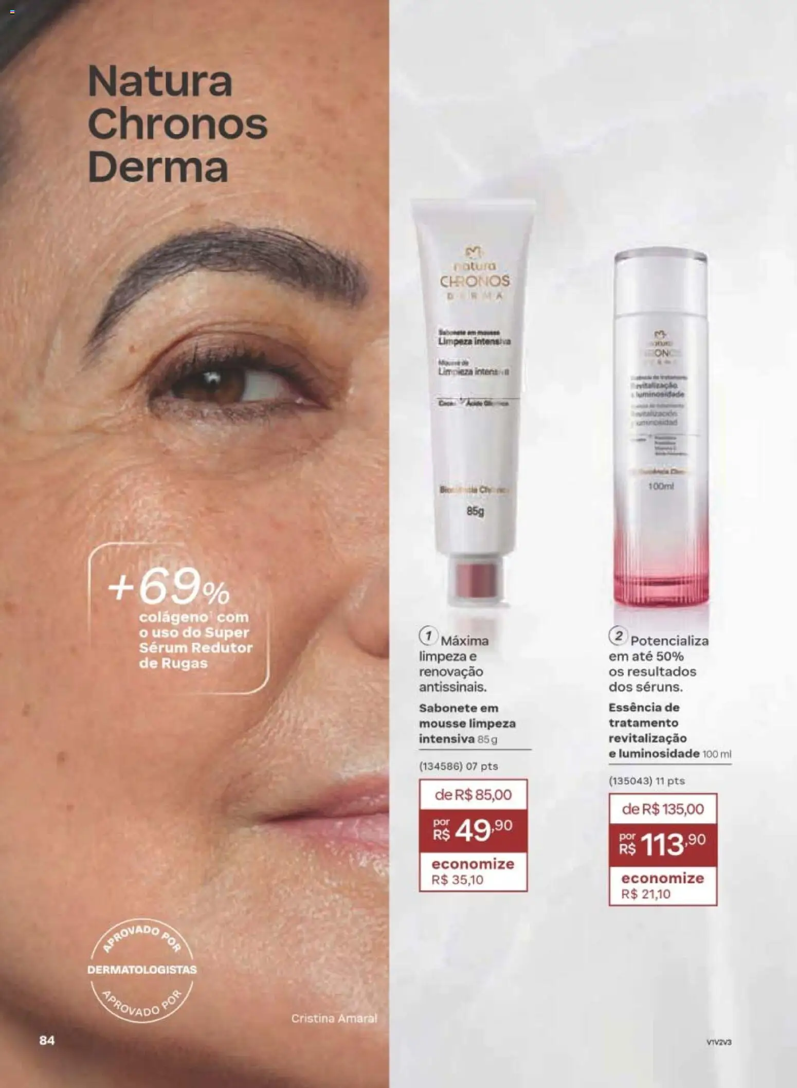 Natura Folheto - válido de 29/06/2026 | Página: 84 | Produtos: Mousse, Colágeno, Sérum, Sabonete