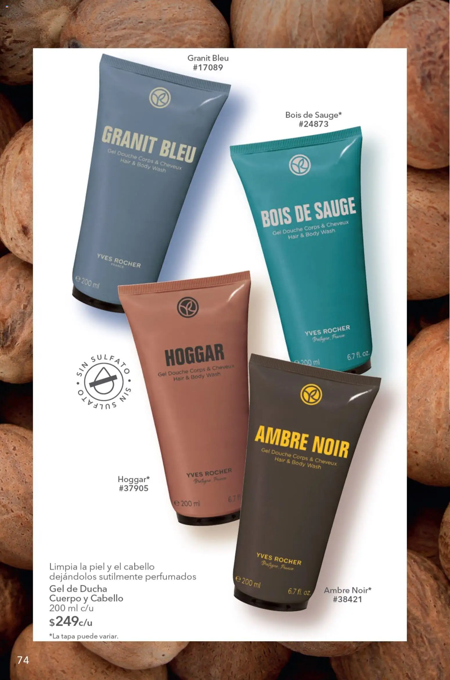 Nuevas ofertas de Yves Rocher válidas en toda la República Mexicana desde el 04/08/2026. ¡Encuentra las mejores ofertas en Yves Rocher campaña 11 2026! | Página: 78 | Productos: Body, Gel de ducha