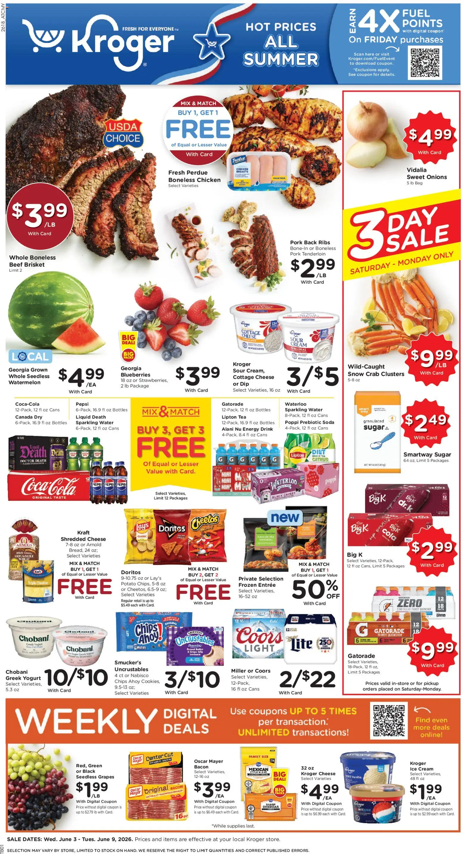 The new Kroger flyer is now online. See all June offers on your mobile and save! | United States