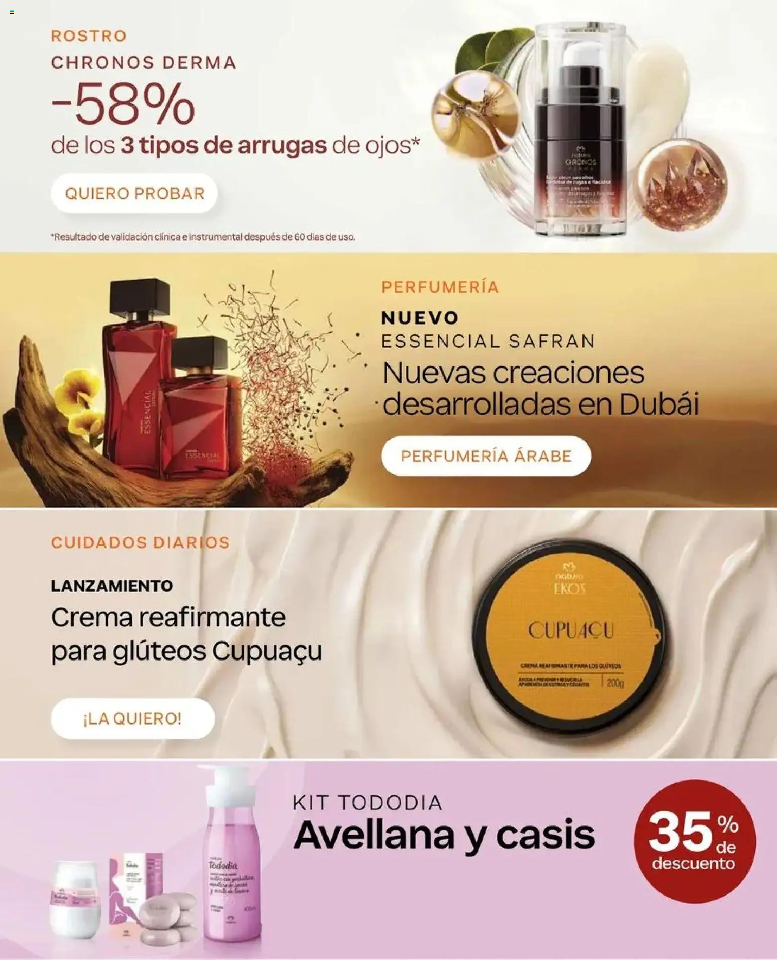 Natura catálogo │ válido desde el 31.08.2026 | Página: 3 | Productos: Crema