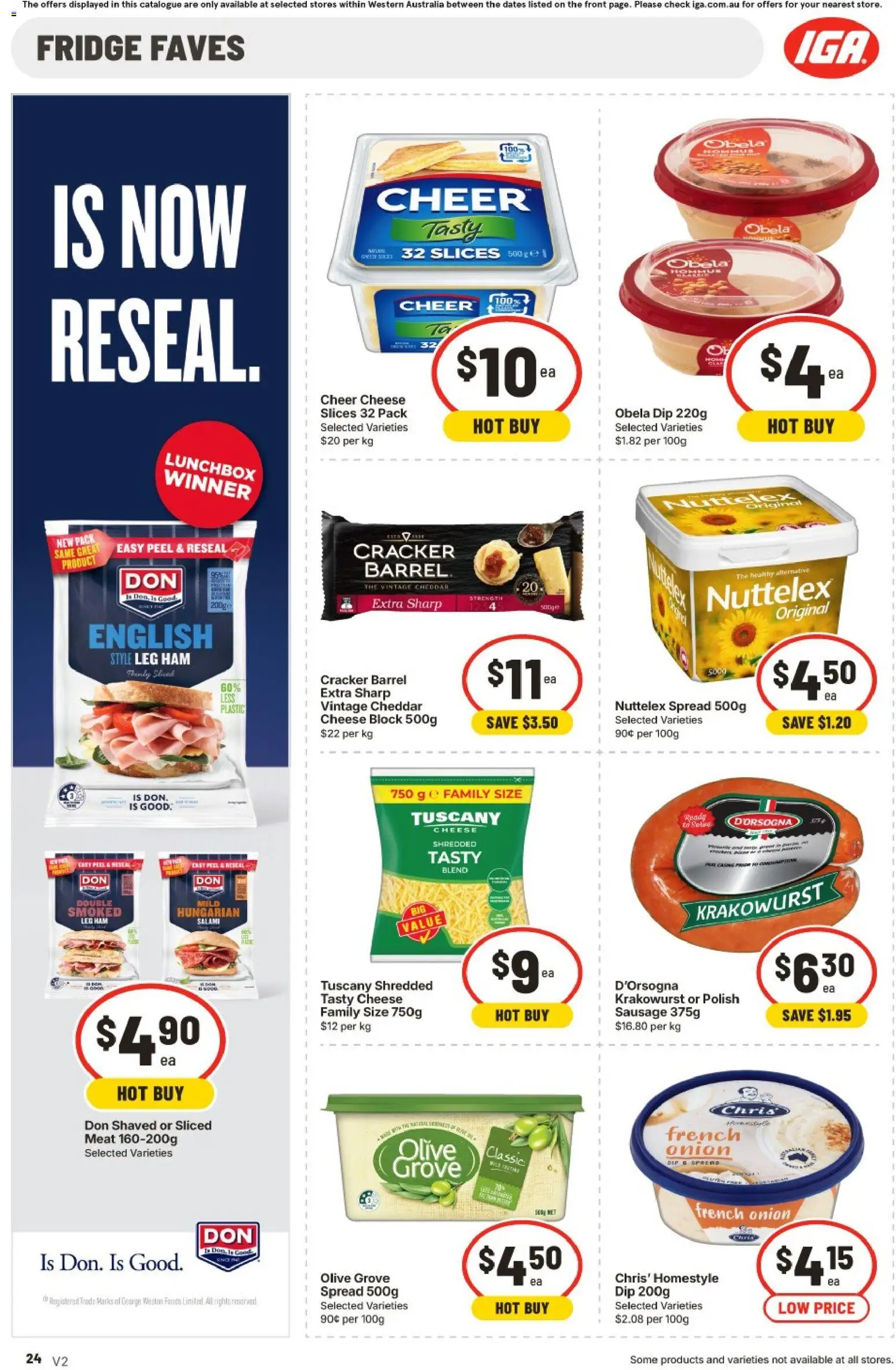 IGA catalogue - valid from 30/09/2026 | Page: 33 | Products: Cheese, Salami, Meat, Sausage
