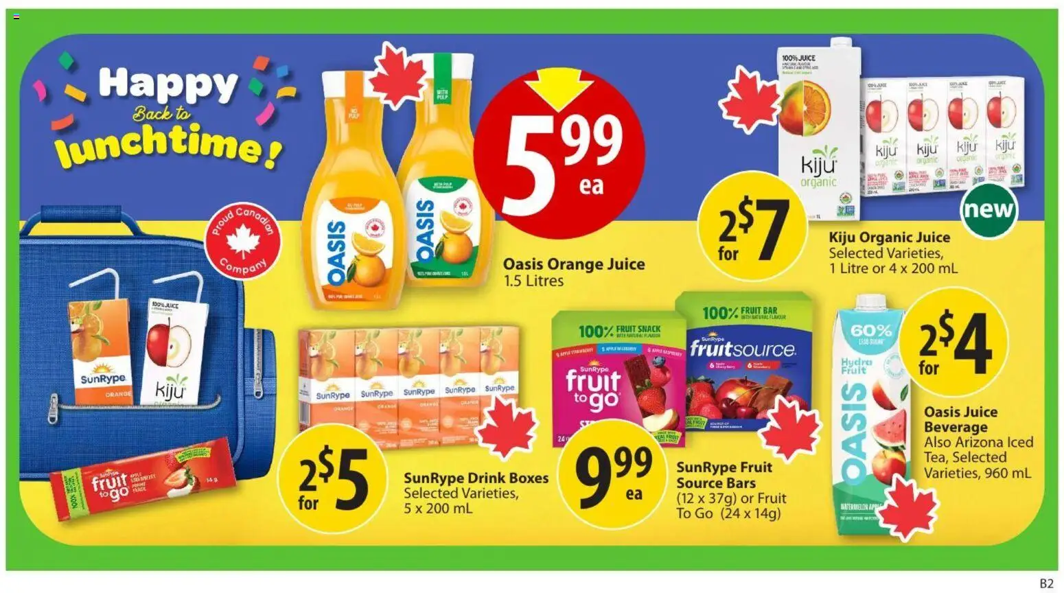 Save on foods flyer valid from Sep 10, 2026 | Page: 21 | Products: Fruit, Veal, Orange juice, Juice