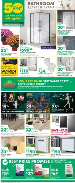 Preview of Kent weekly flyer / circulaire from shop Kent valid from Sep 24, 2026