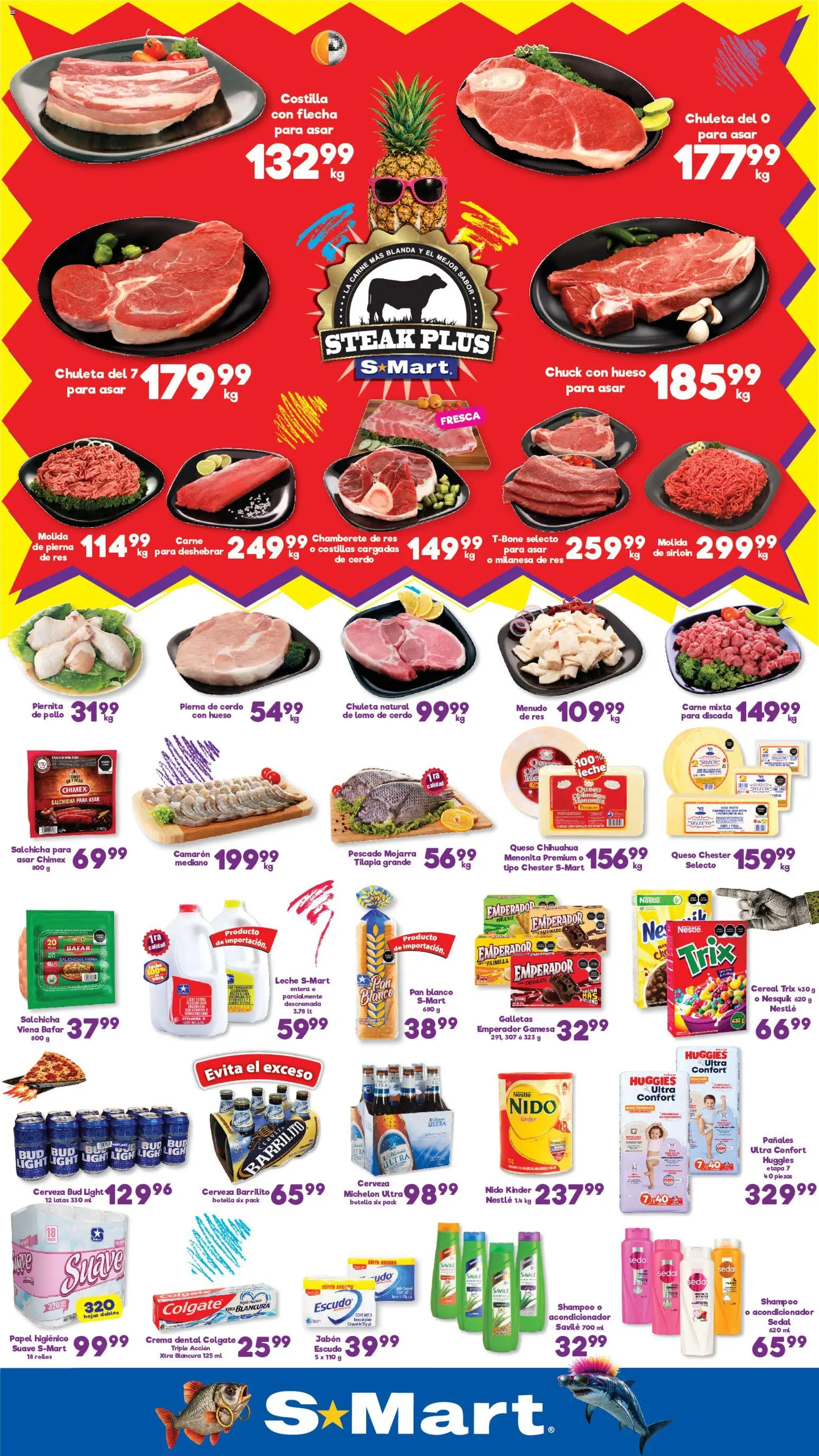 Nuevas ofertas de S-Mart válidas en toda la República Mexicana desde el 02/10/2026. ¡Encuentra las mejores ofertas en S-Mart folleto Ofertas de feria Juárez! | Página: 1