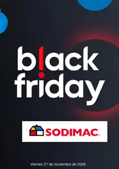 Vista previa de folleto Sodimac Black Friday Aviso de la Sodimac válido desde 20/10/2026