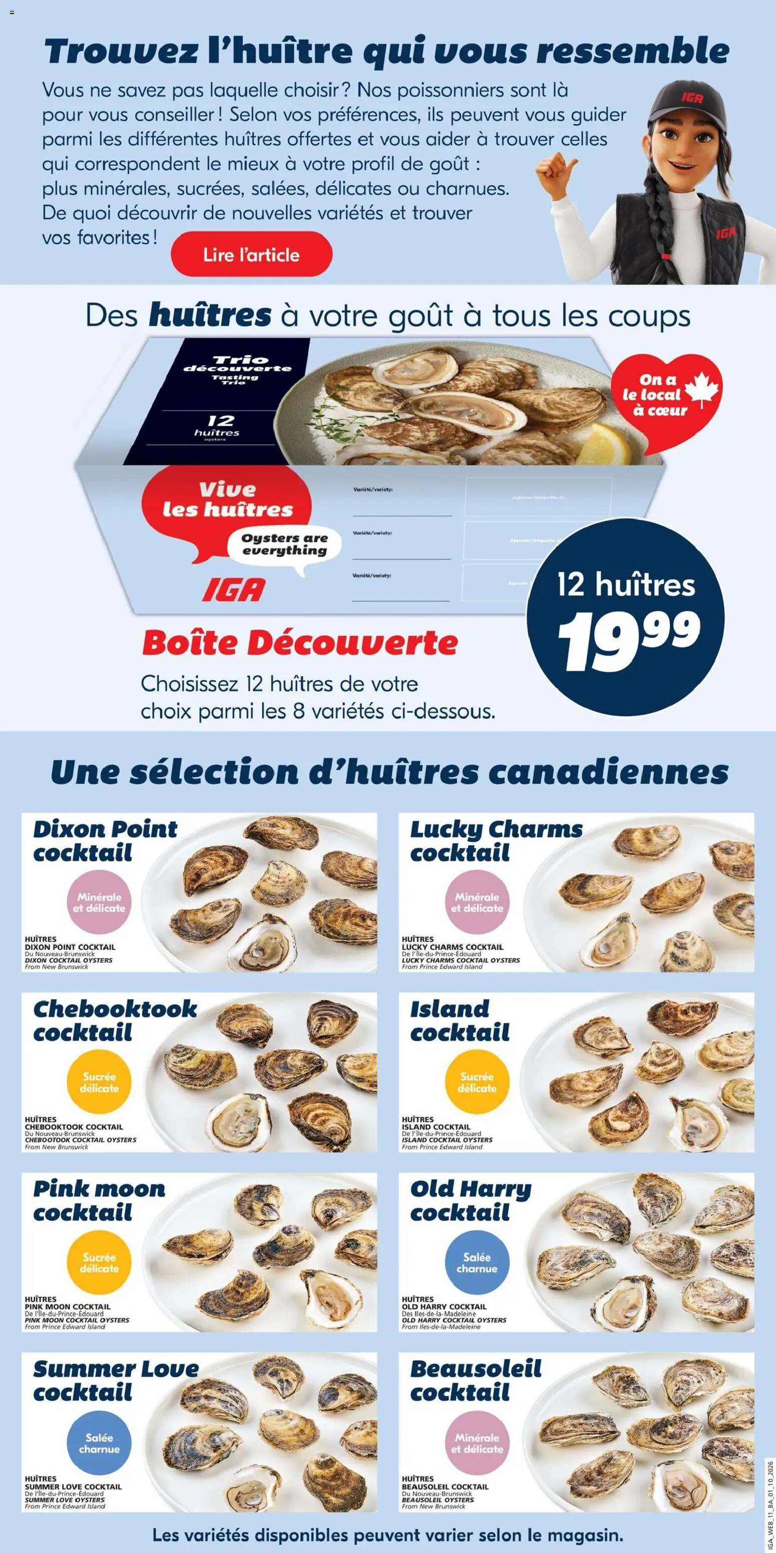 IGA flyer valid from Oct 1, 2026 | Page: 8 | Products: Cocktail