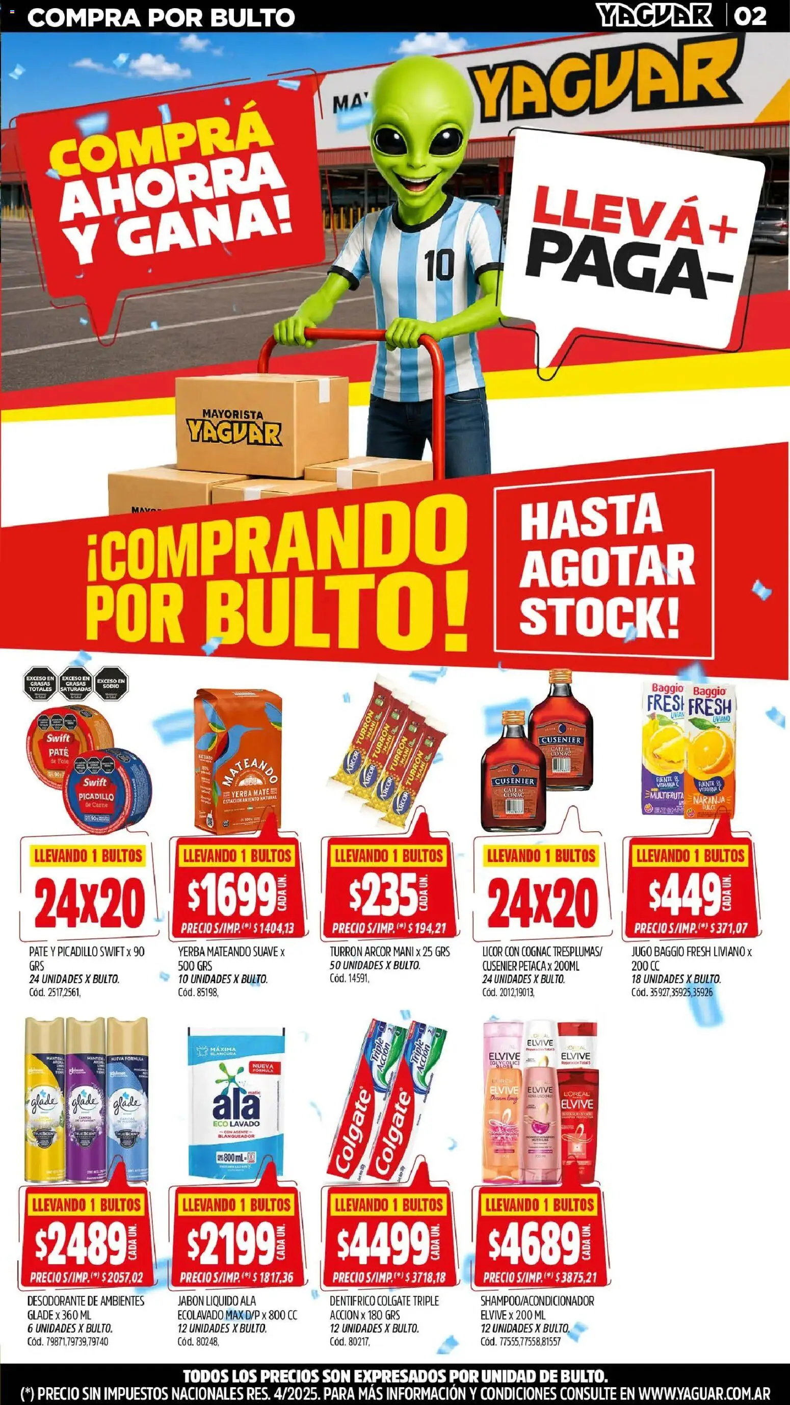 Yaguar - Oferta Semanal Chaco │ válido desde el 29/06/2026 | Página: 3 | Productos: Yerba, Desodorante, Turrón, Té