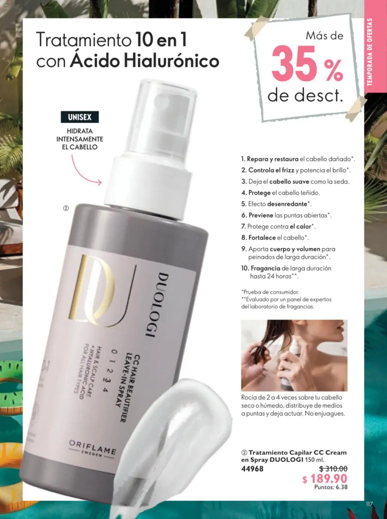 Nuevas ofertas de Oriflame válidas en toda la República Mexicana desde el 11/07/2026. ¡Encuentra las mejores ofertas en Oriflame campaña 10 2026! | Página: 117 | Productos: Brillo, Fragancia, Sobre