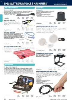 Preview of Jaycar Engineering & Scientific Catalogue 2025/2026  - valid from 09.07.2025 | Page: 94 | Products: Brush, Bulb, Safe, Tools