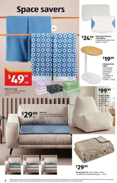 Preview of Aldi Special Buys - valid from 07/07/2026 | Page: 6 | Products: Sofa, Table, Box, Bath