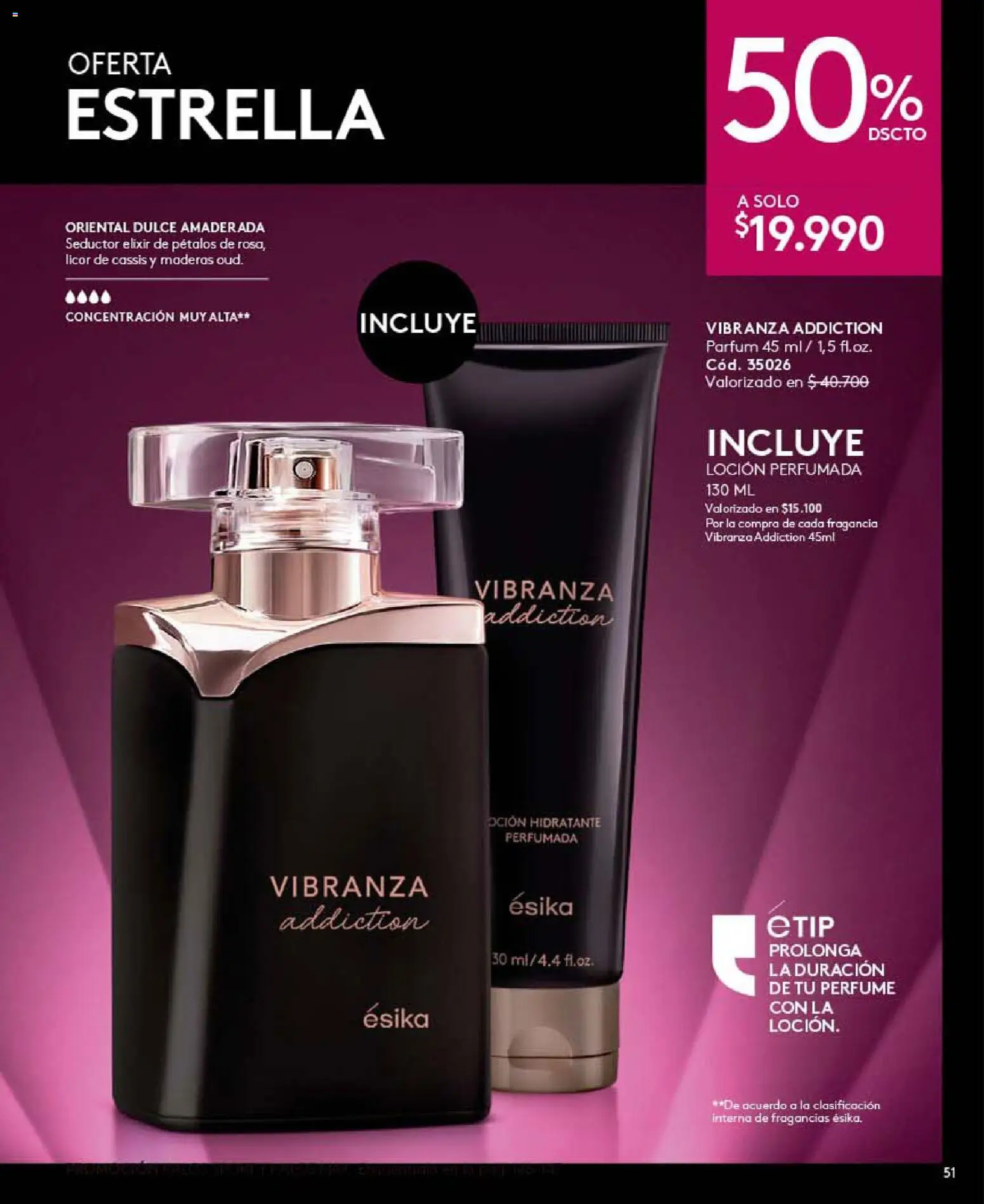 Catálogo Ésika Campaña 10 │ válido desde el 01.06.2026 | Página: 51 | Productos: Loción, Perfume, Fragancia