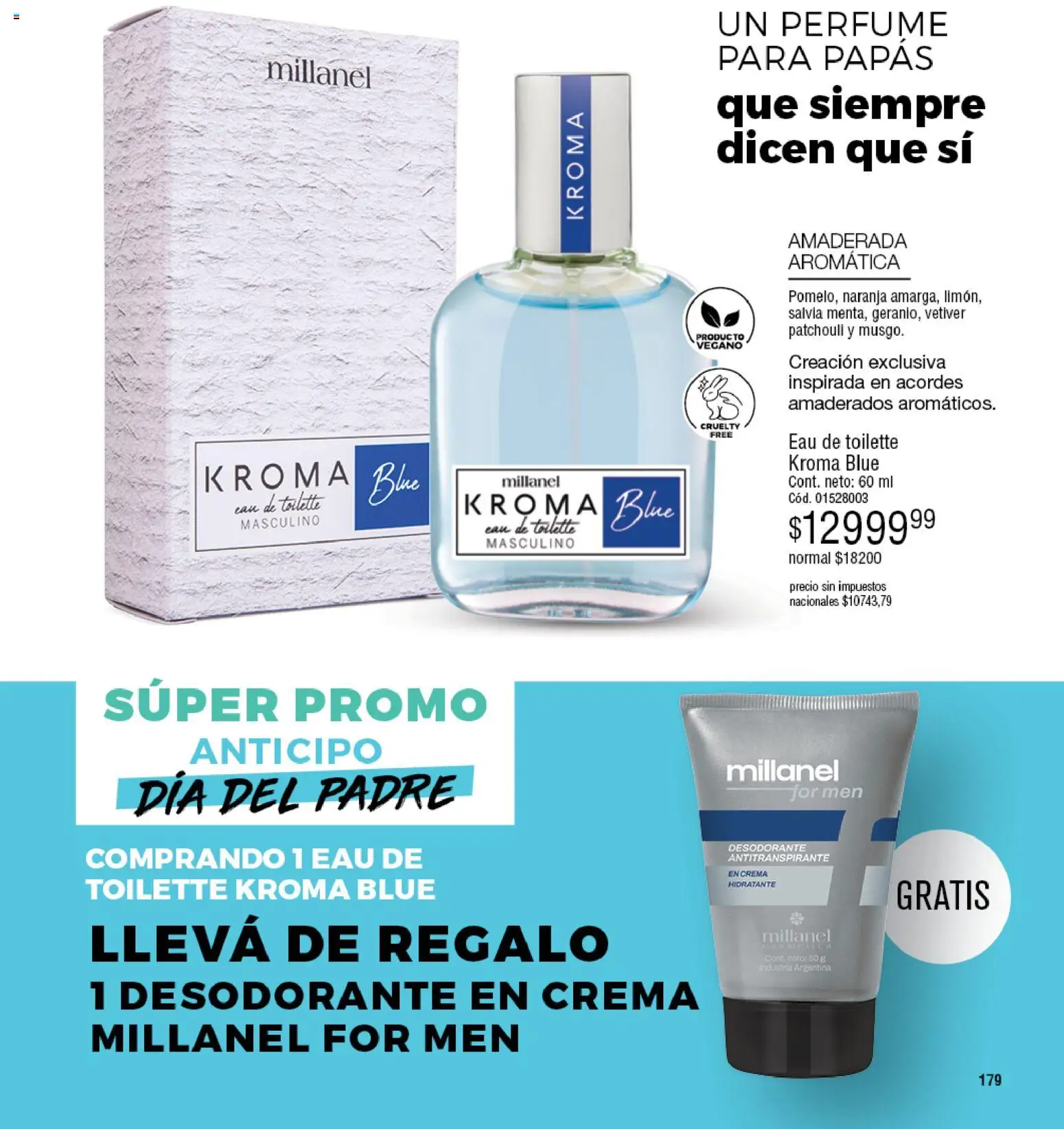 Millanel - Catálogo │ válido desde el 27.04.2026 | Página: 179 | Productos: Perfume, Eau de toilette, Desodorante, Crema