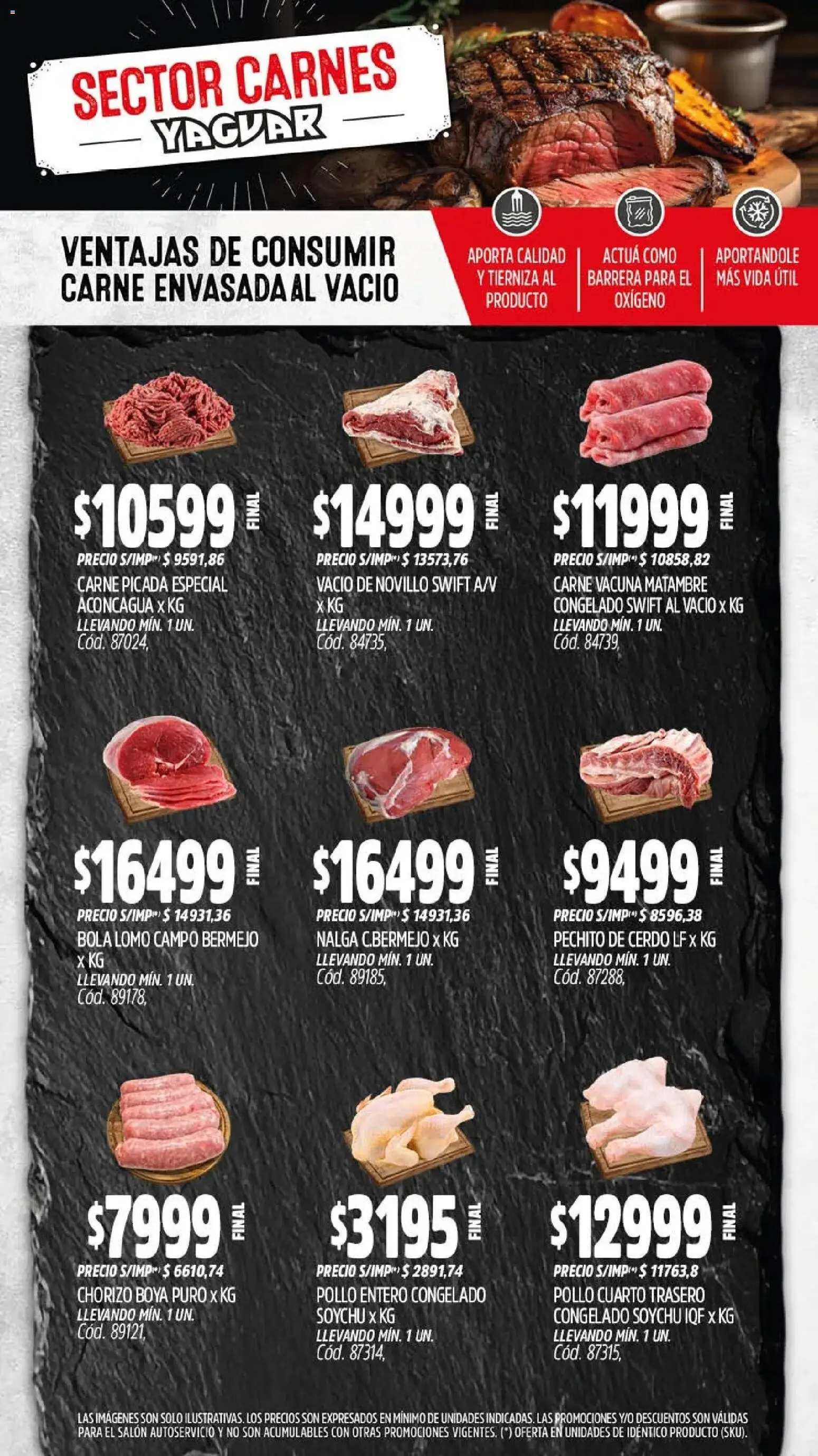 Yaguar - Oferta Semanal Jujuy │ válido desde el 25.05.2026 | Página: 5 | Productos: Pollo, Chorizo, Cerdo