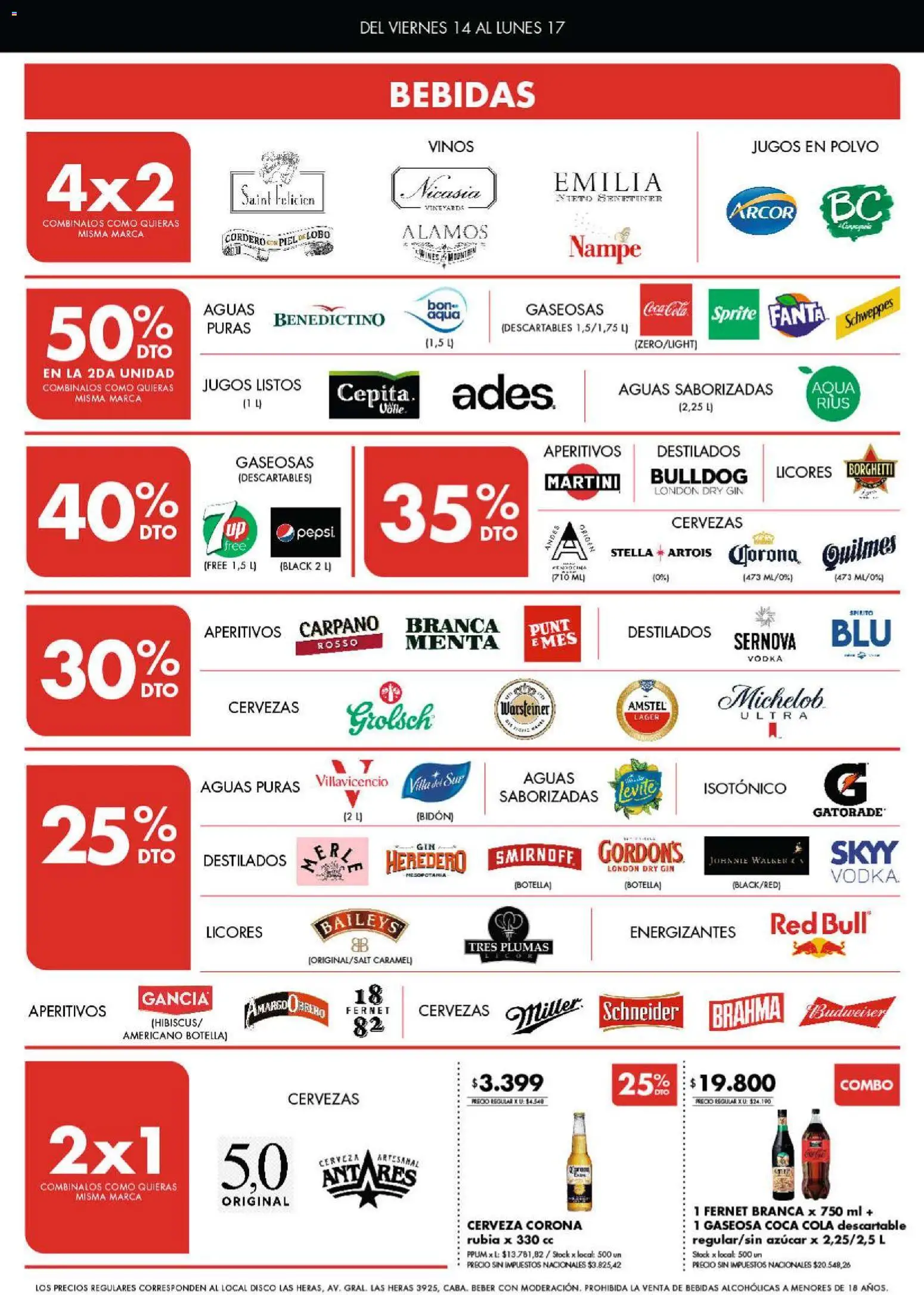 Disco - Ofertas | Córdoba │ válido desde el 13/08/2026 | Página: 5 | Productos: Fanta, Botella, Pepsi, Gaseosa