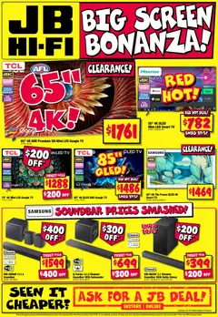 Preview of JB Hi-Fi Mobile Madness - valid from 14.05.2026 | Page: 44 | Products: Tv, Smart tv, Press, Screen