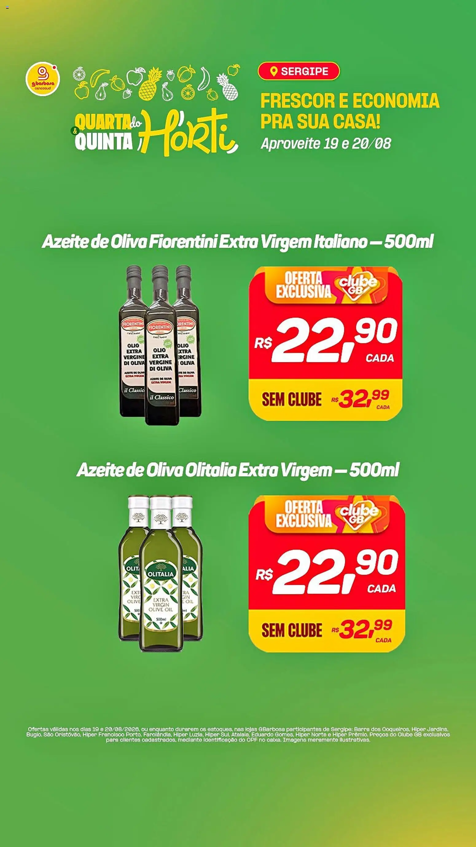 Gbarbosa Folheto - válido de 19/08/2026 | Página: 5 | Produtos: Azeite de oliva, Azeite