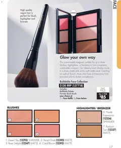 Preview of Nutrimetics Catalogue Beauty Collections - valid from 01.04.2026 | Page: 17 | Products: Powder, Brush, Suit, Peach