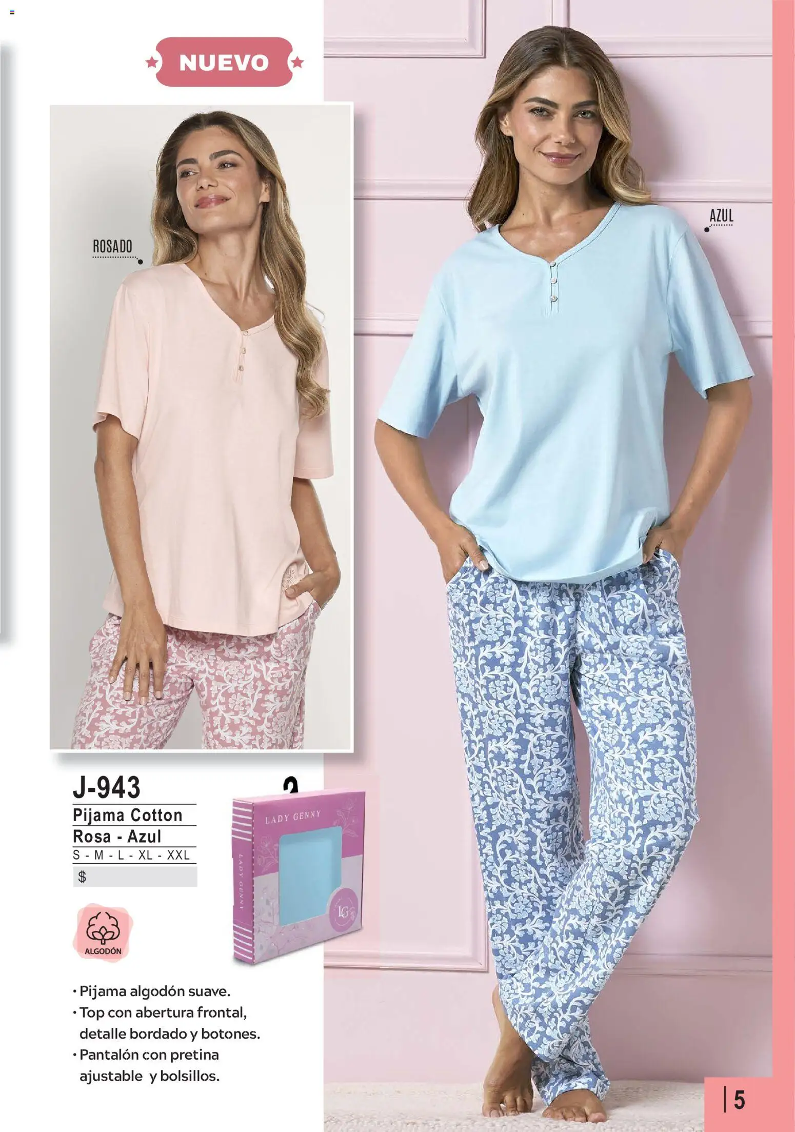 Lady Genny Ofertas │ válido desde el 31.08.2026 | Página: 7 | Productos: Algodón, Top, Pijama