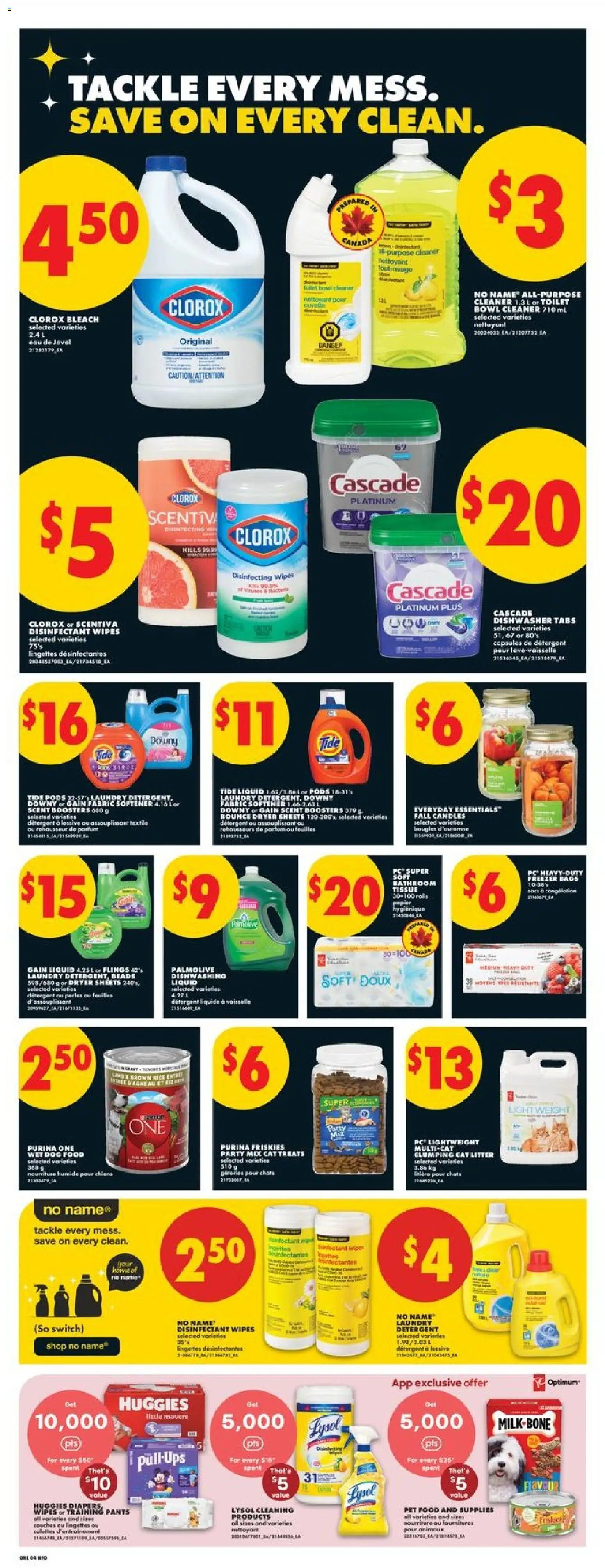 No Frills flyer valid from Sep 24, 2026 | Page: 9 | Products: PC, Dog food, Food, Candles