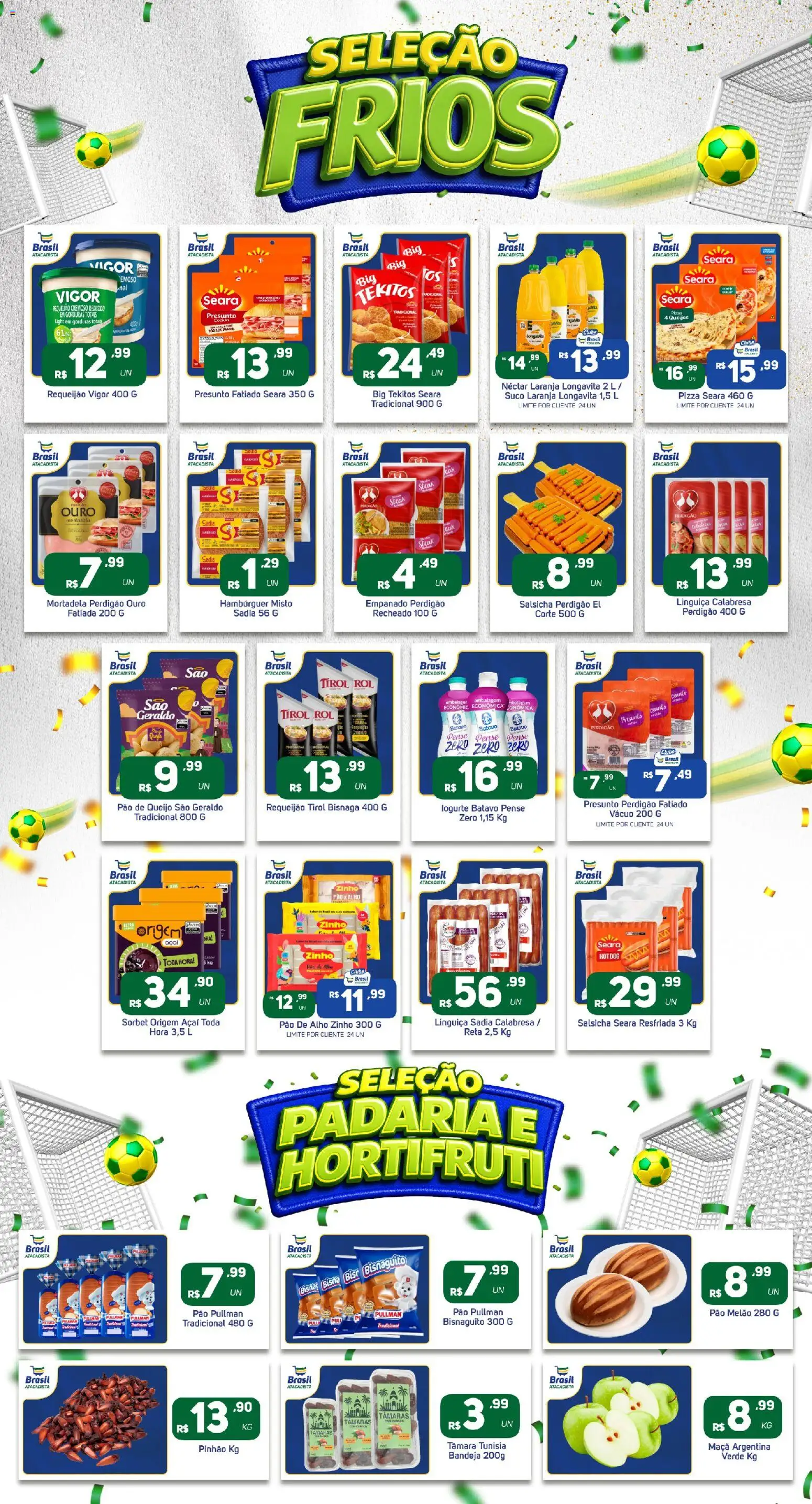 Brasil Atacadista Folheto - válido de 11.05.2026 | Página: 5 | Produtos: Tâmaras, Suco, Requeijão, Pão de queijo