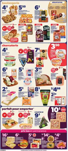 Preview of Provigo weekly flyer / circulaire from shop Provigo valid from Sep 10, 2026 | Page: 5 | Products: Hummus, Goat cheese, Bakery, Cheese