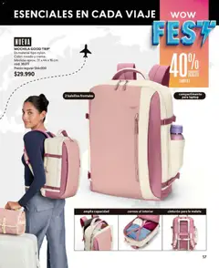 Catálogo CyZone Campaña 10 válido desde el 01.06.2026 | Página: 57 | Productos: Mochila, Maleta, Cinturón