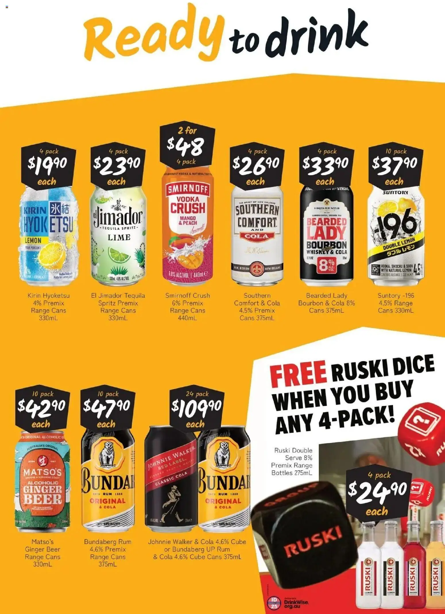 Cellarbrations catalogue - valid from 17.05.2026 | Page: 4 | Products: Beer, Whiskey, Rum, Lemon