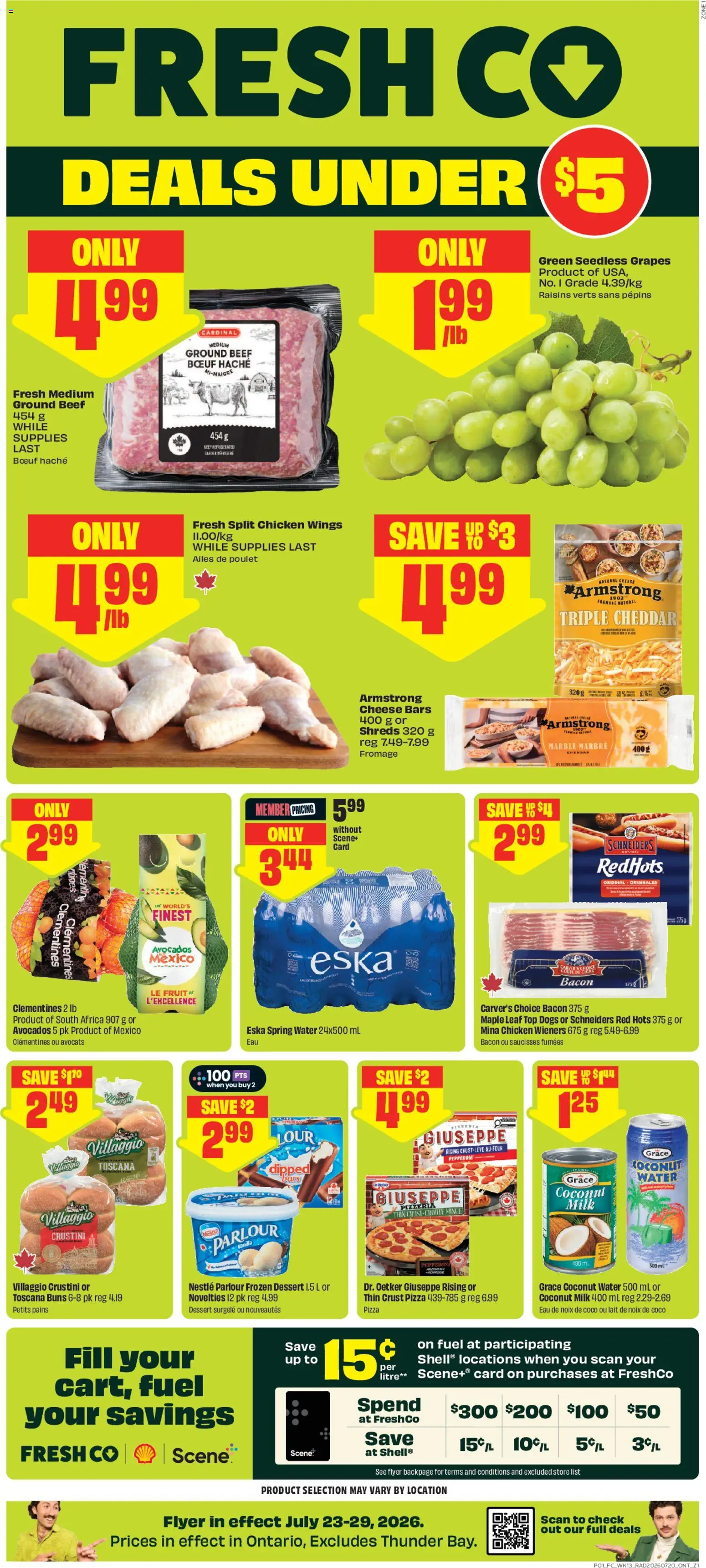 FreshCo flyer from Jul 23, 2026 > online preview catalogue cover