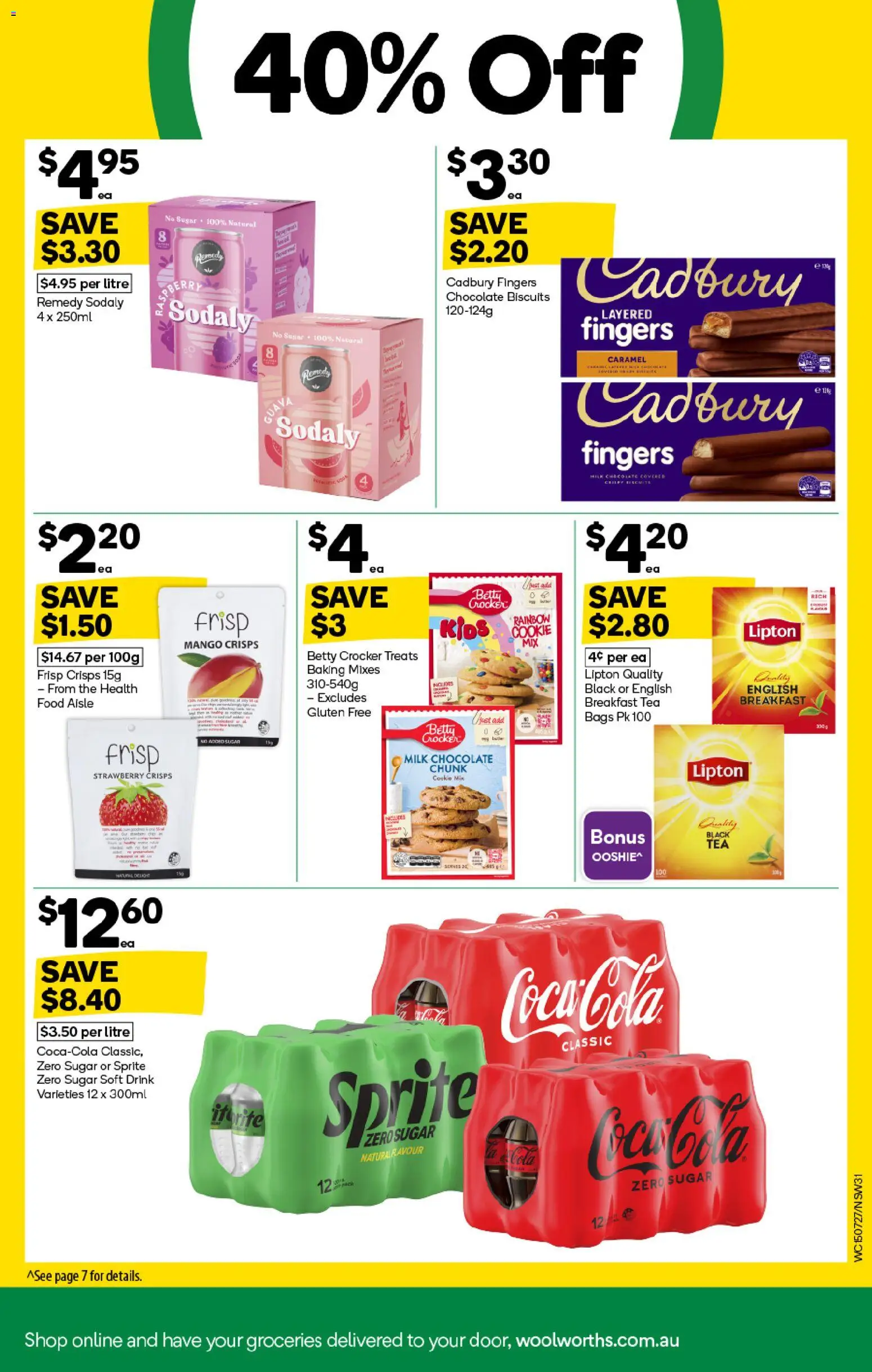 Woolworths catalogue - valid from 15/07/2026 | Page: 31 | Products: Milk, Tea, Mango, Crisps