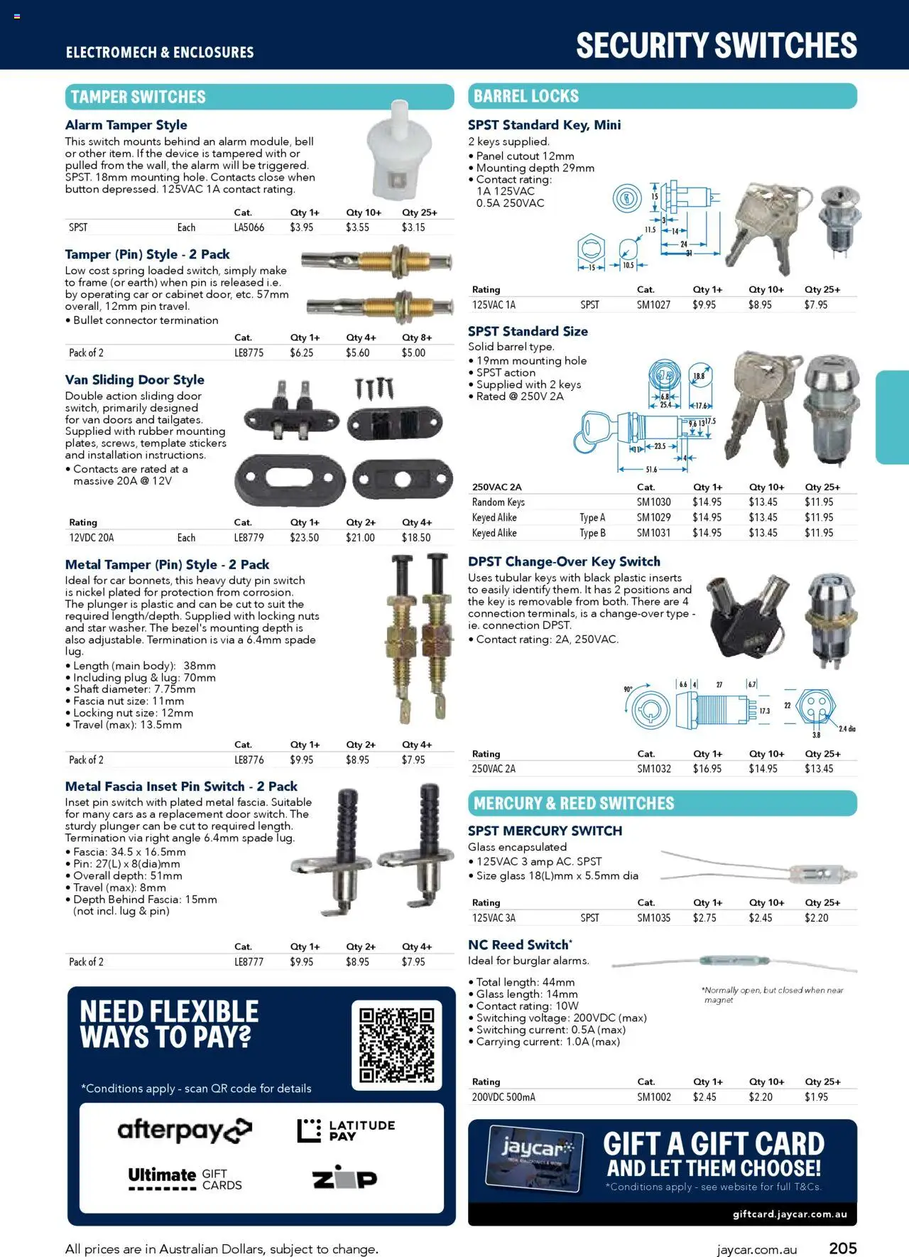 Jaycar catalogue - valid from 09/07/2025 | Page: 205 | Products: Cabinet, Door, Spade, Connector