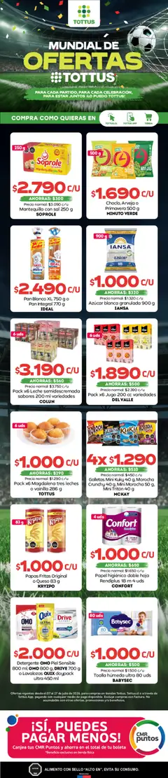 Tottus Ofertas válido desde el 06.07.2026