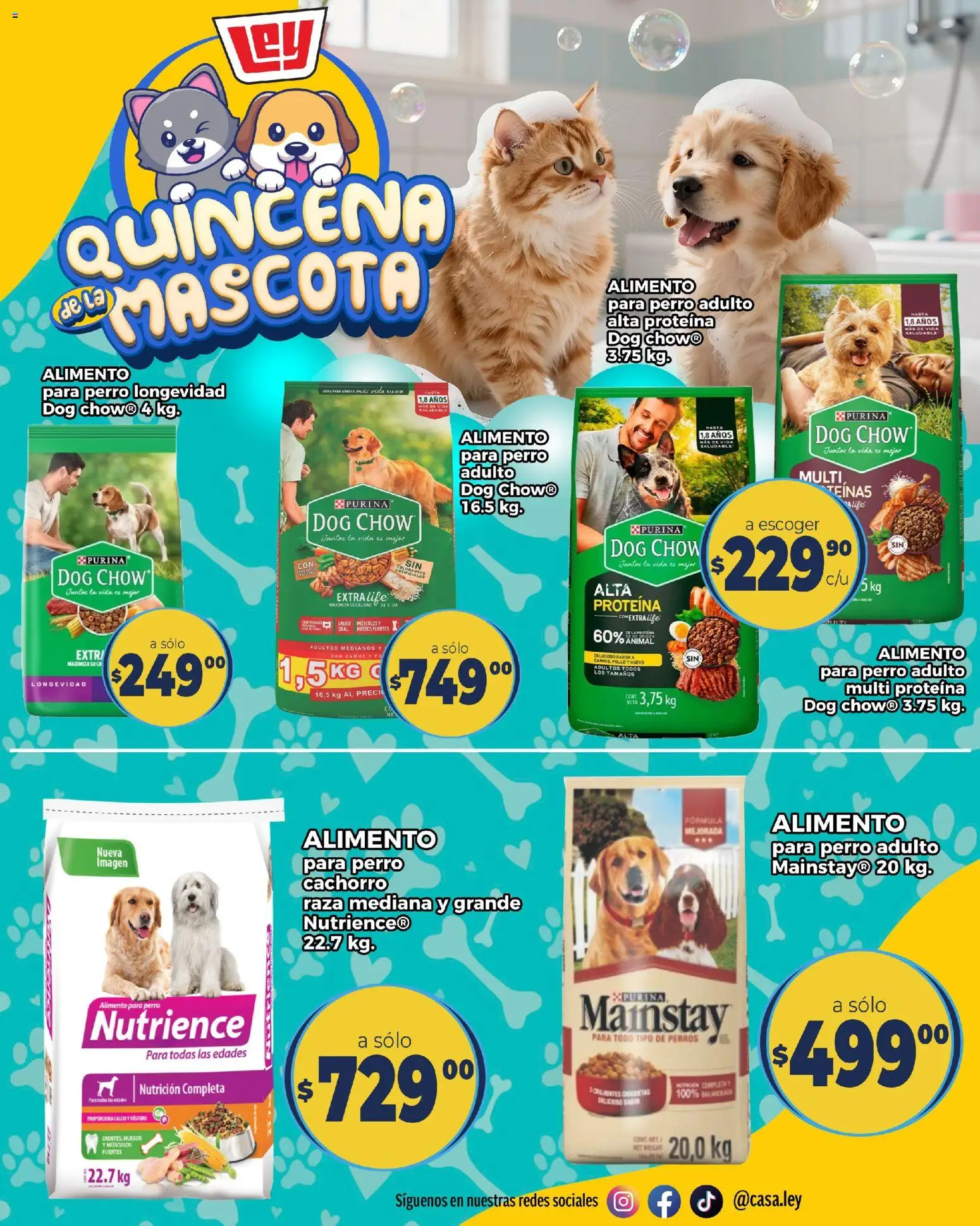 Nuevas ofertas de Casa Ley válidas en toda la República Mexicana desde el 19.06.2026. ¡Encuentra las mejores ofertas en Casa Ley folleto Quincena de la mascota! | Página: 14