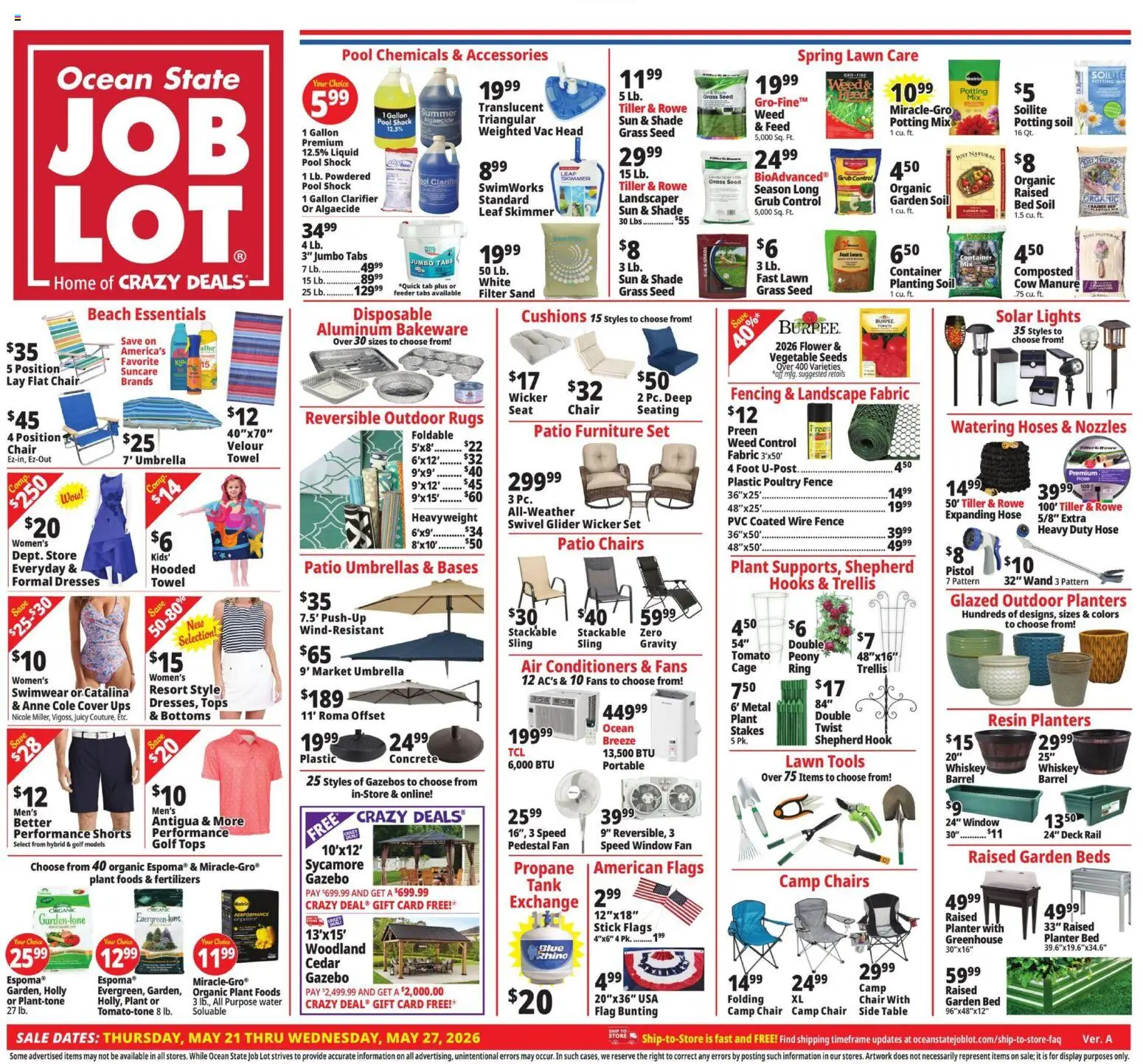 Ocean State Job Lot Weekly Ad - MA - valid from 21.05.2026 | Page: 1