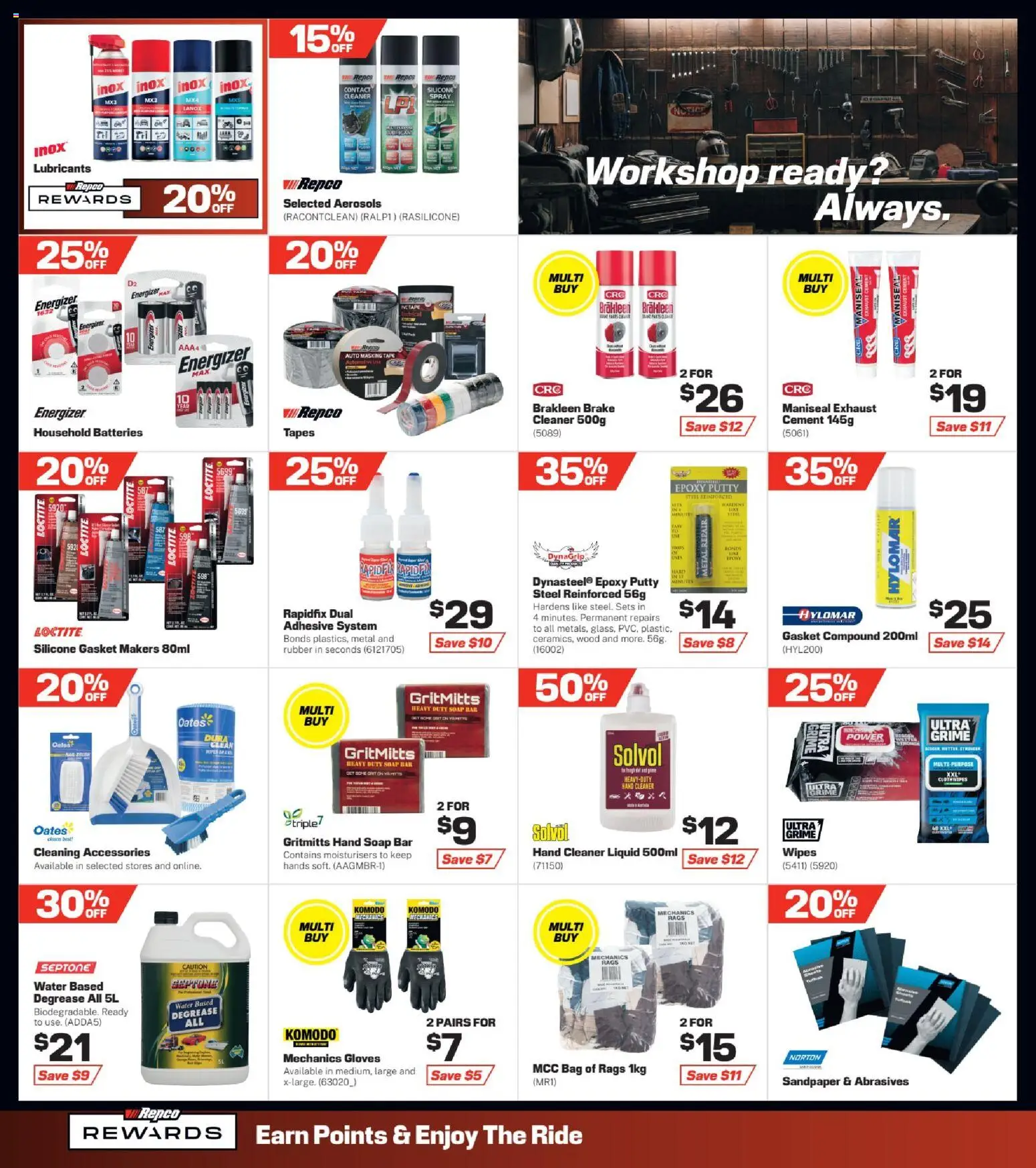 Repco catalogue - valid from 06.05.2026 | Page: 12 | Products: Soap, Water, Accessories, Multipurpose