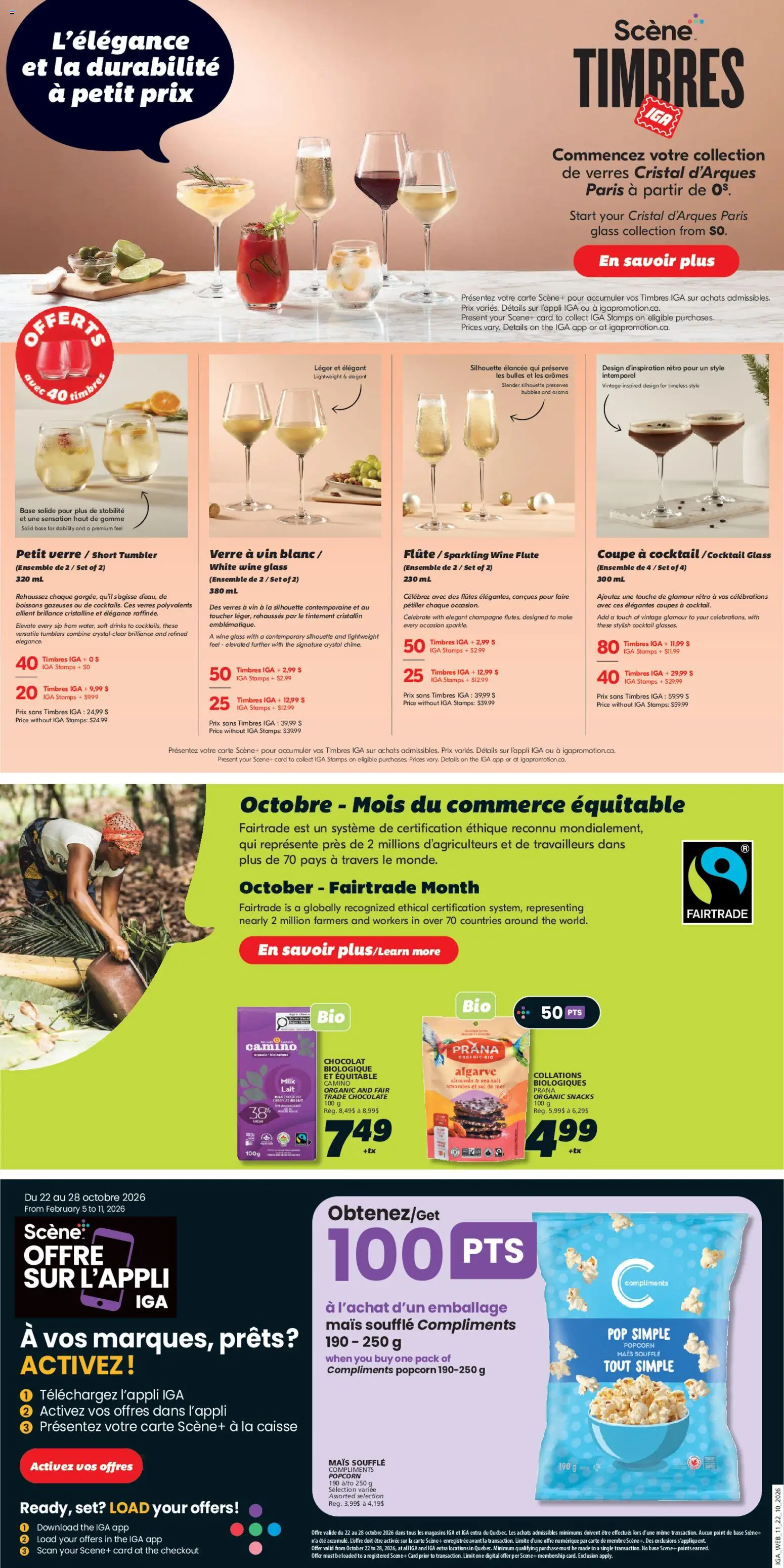 IGA flyer valid from Oct 22, 2026 | Page: 14