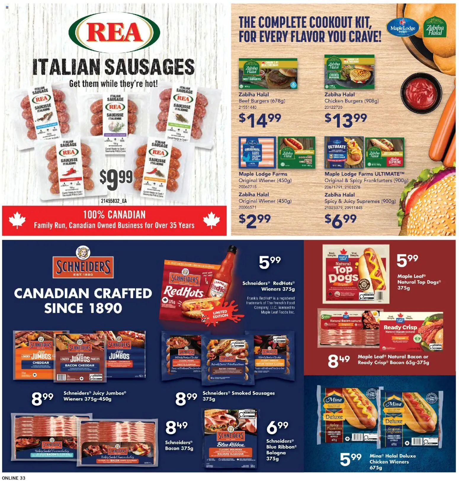 Fortinos flyer valid from 14.05.2026 | Page: 33 | Products: Beef, Chicken